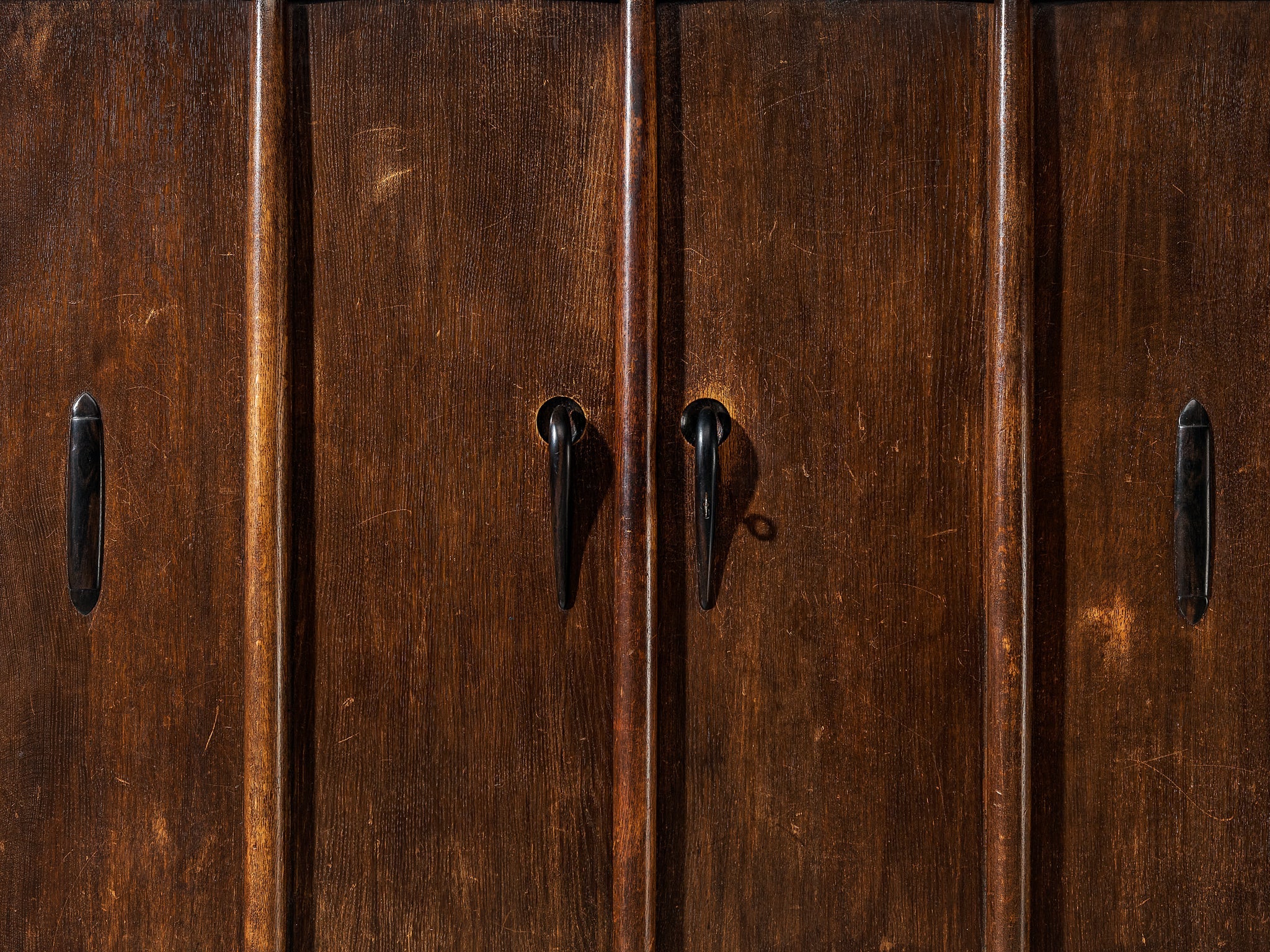 Early 1920s Willem Penaat Higboard in Oak case pieces and storage cabinets Morentz