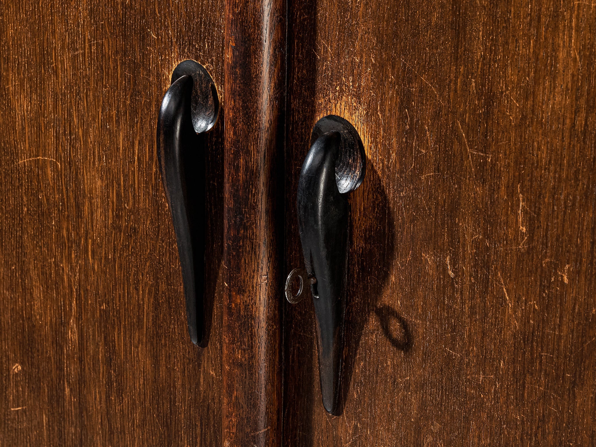 Early 1920s Willem Penaat Higboard in Oak case pieces and storage cabinets Morentz