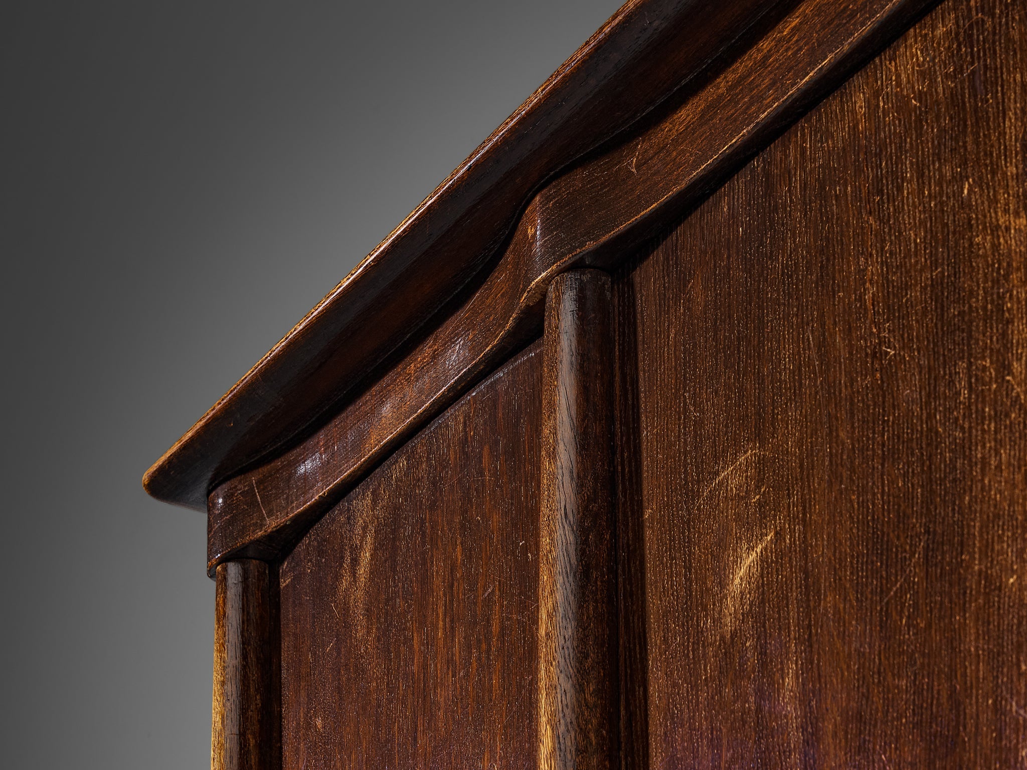 Early 1920s Willem Penaat Higboard in Oak case pieces and storage cabinets Morentz