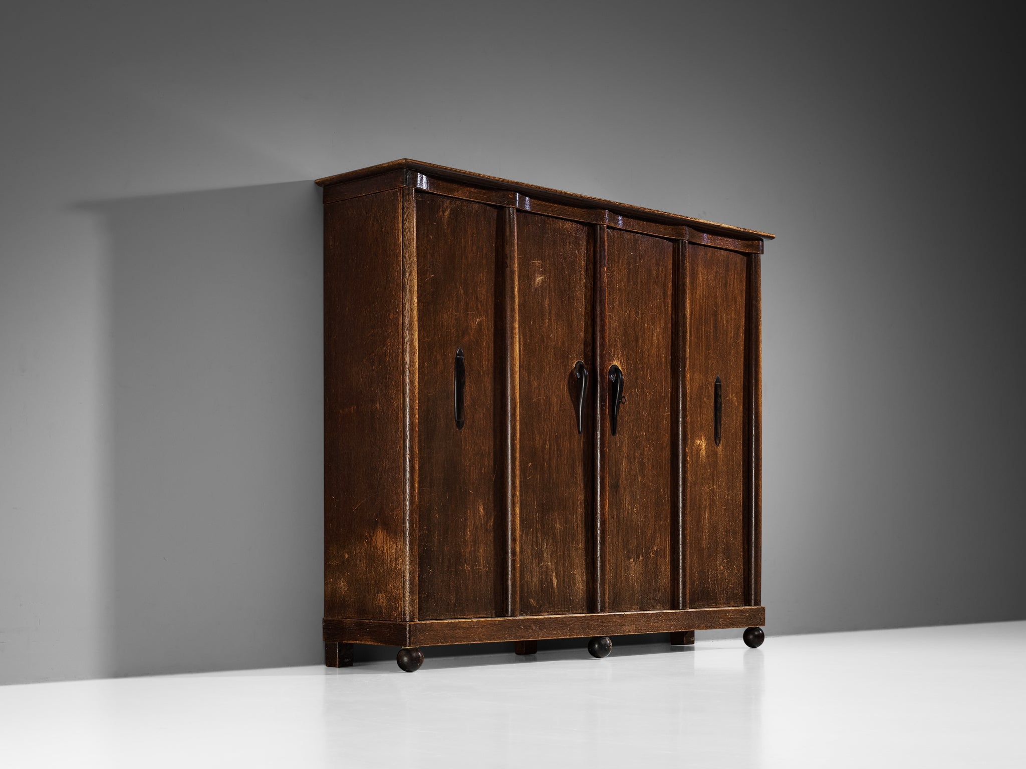 Early 1920s Willem Penaat Higboard in Oak case pieces and storage cabinets Morentz