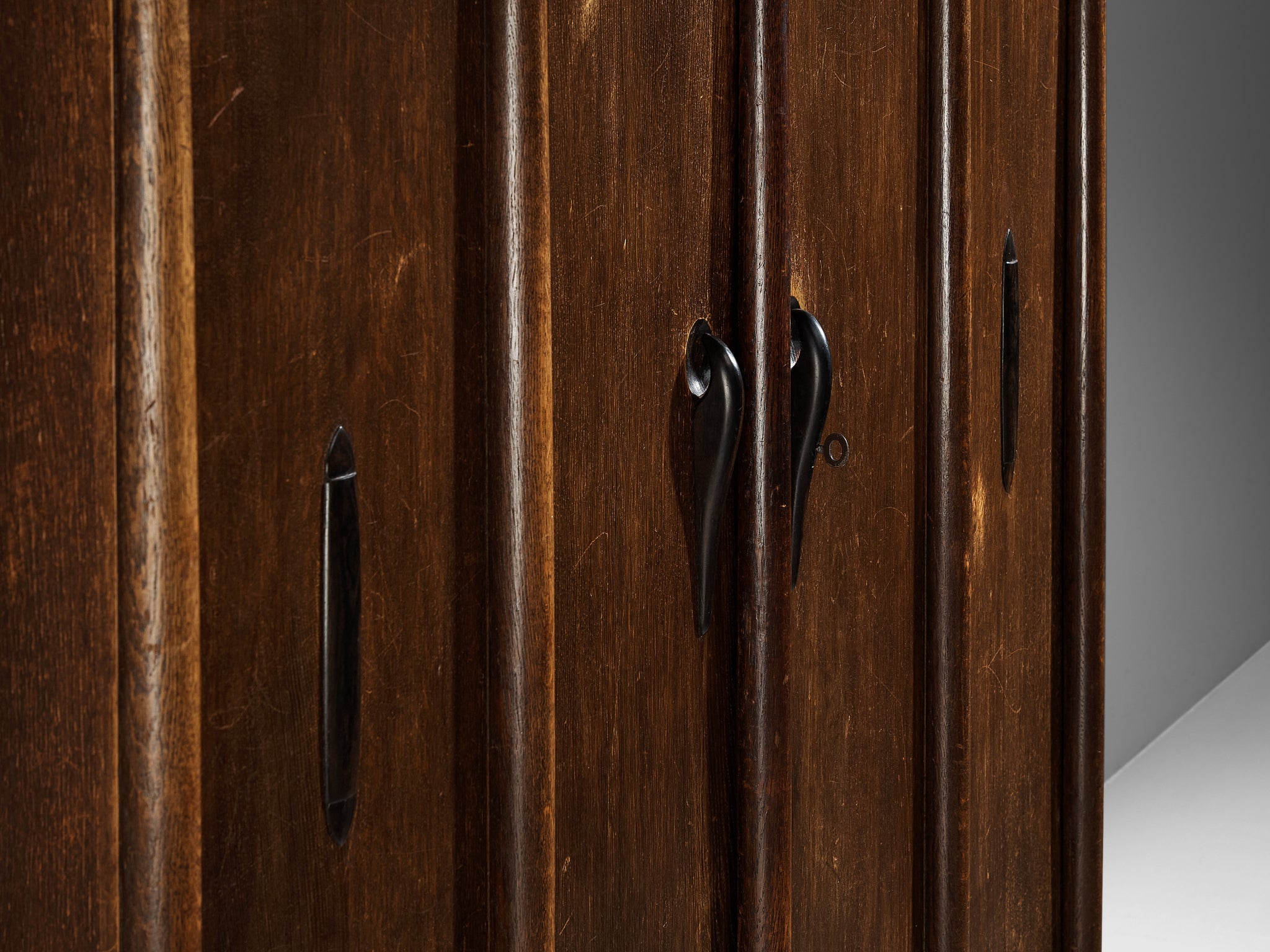 Early 1920s Willem Penaat Higboard in Oak case pieces and storage cabinets Morentz