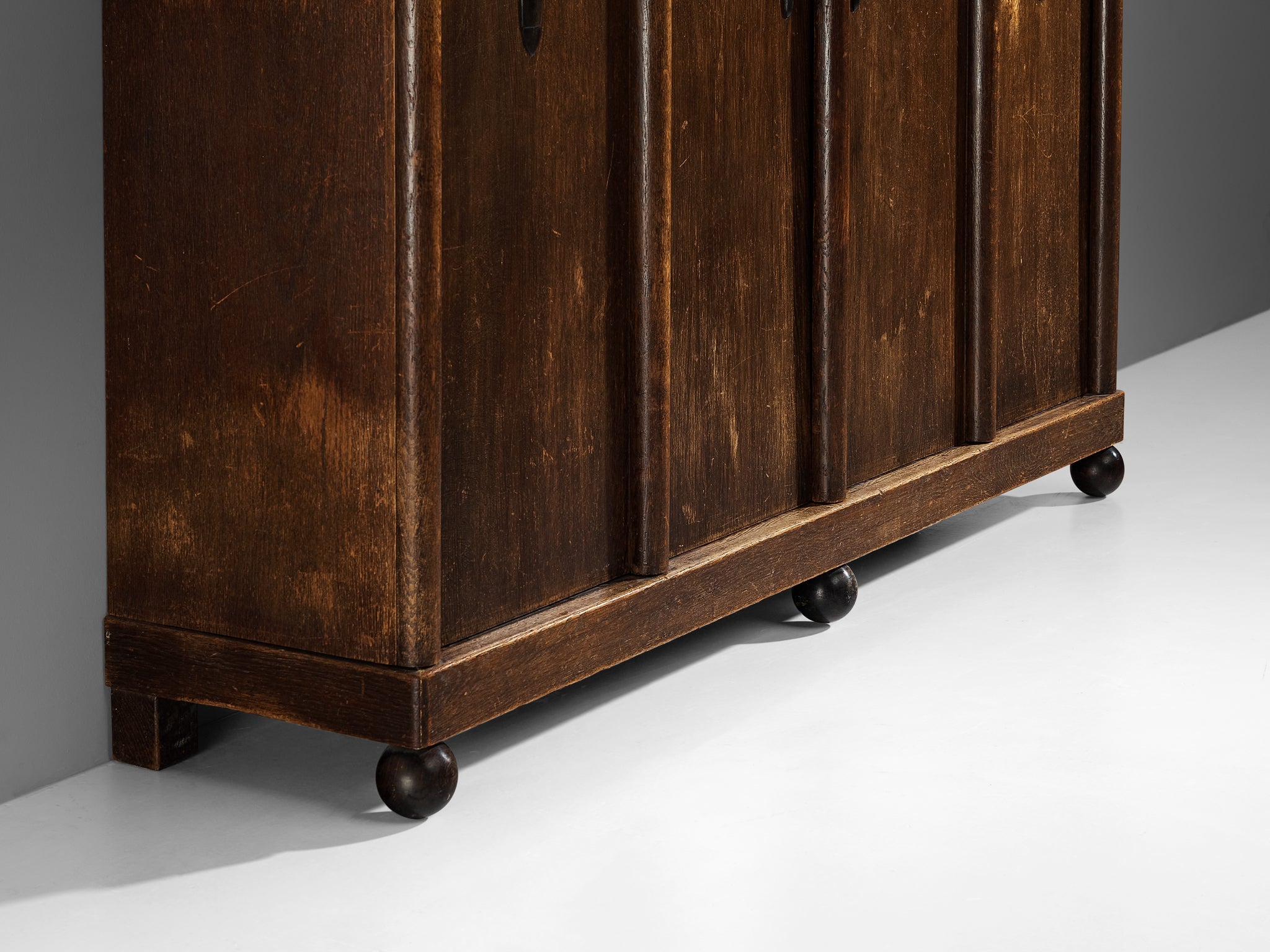 Early 1920s Willem Penaat Higboard in Oak case pieces and storage cabinets Morentz