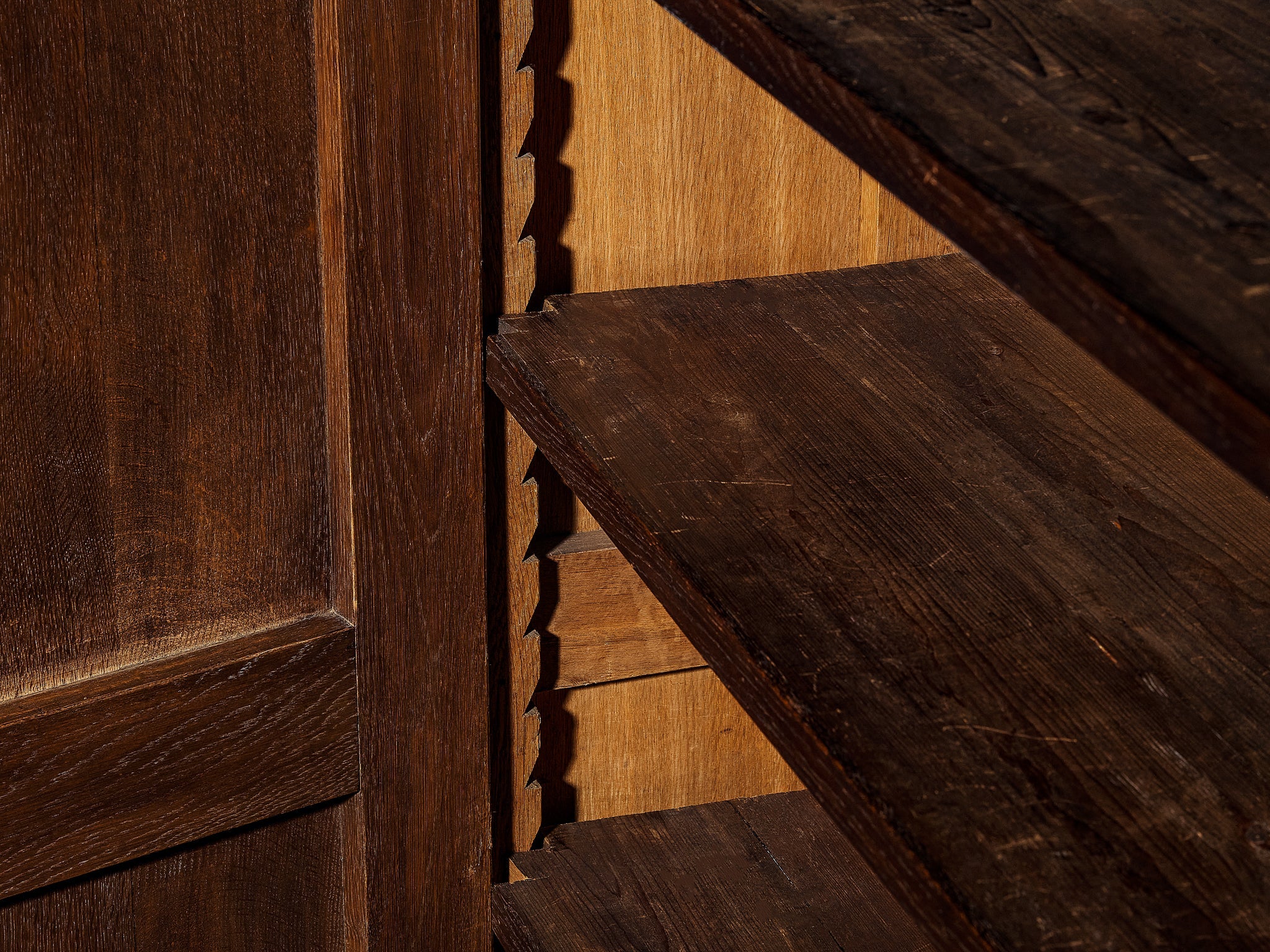 Early 1920s Willem Penaat Higboard in Oak case pieces and storage cabinets Morentz