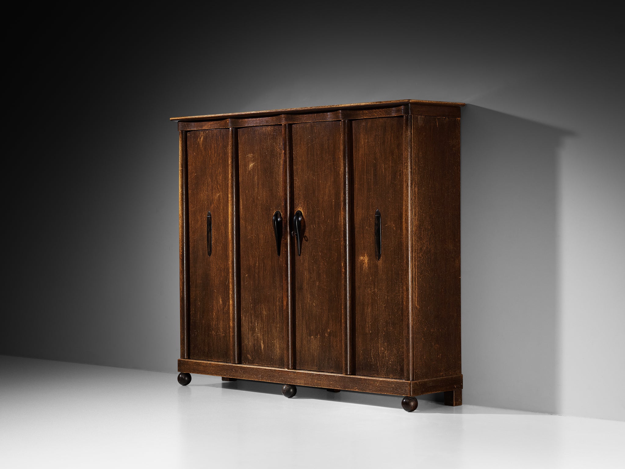 Early 1920s Willem Penaat Higboard in Oak Case pieces and storage cabinets Morentz