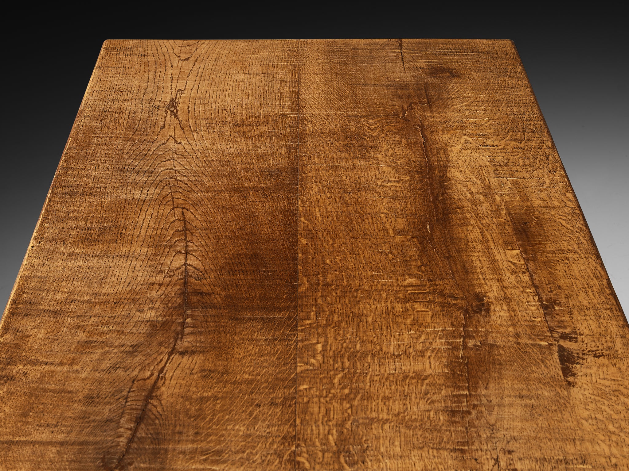 Giuseppe Rivadossi for Officina Rivadossi Dining Table in Oak Tables Morentz