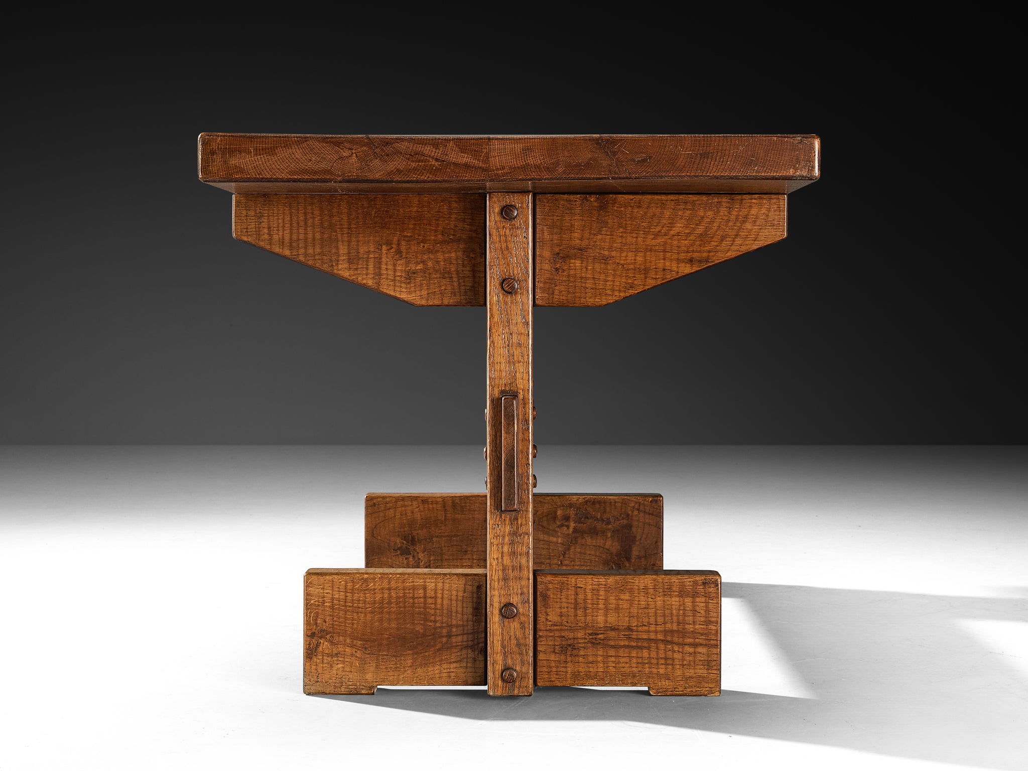 Giuseppe Rivadossi for Officina Rivadossi Dining Table in Oak Tables Morentz