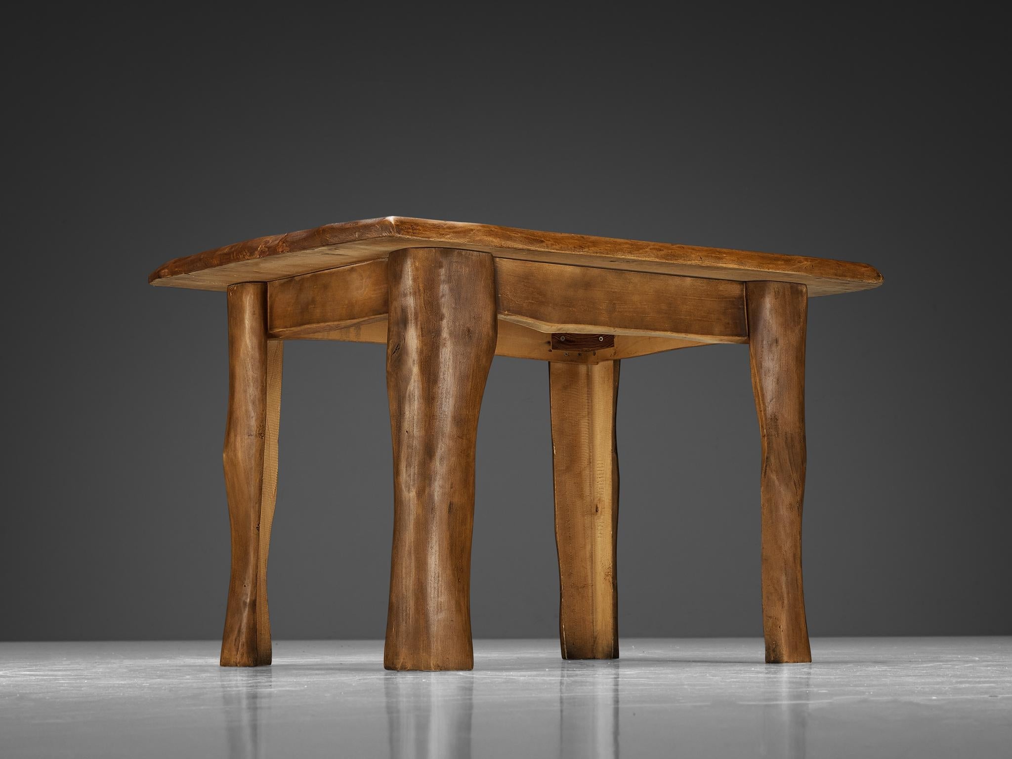 Organic Brutalist Table in Maple tables Morentz