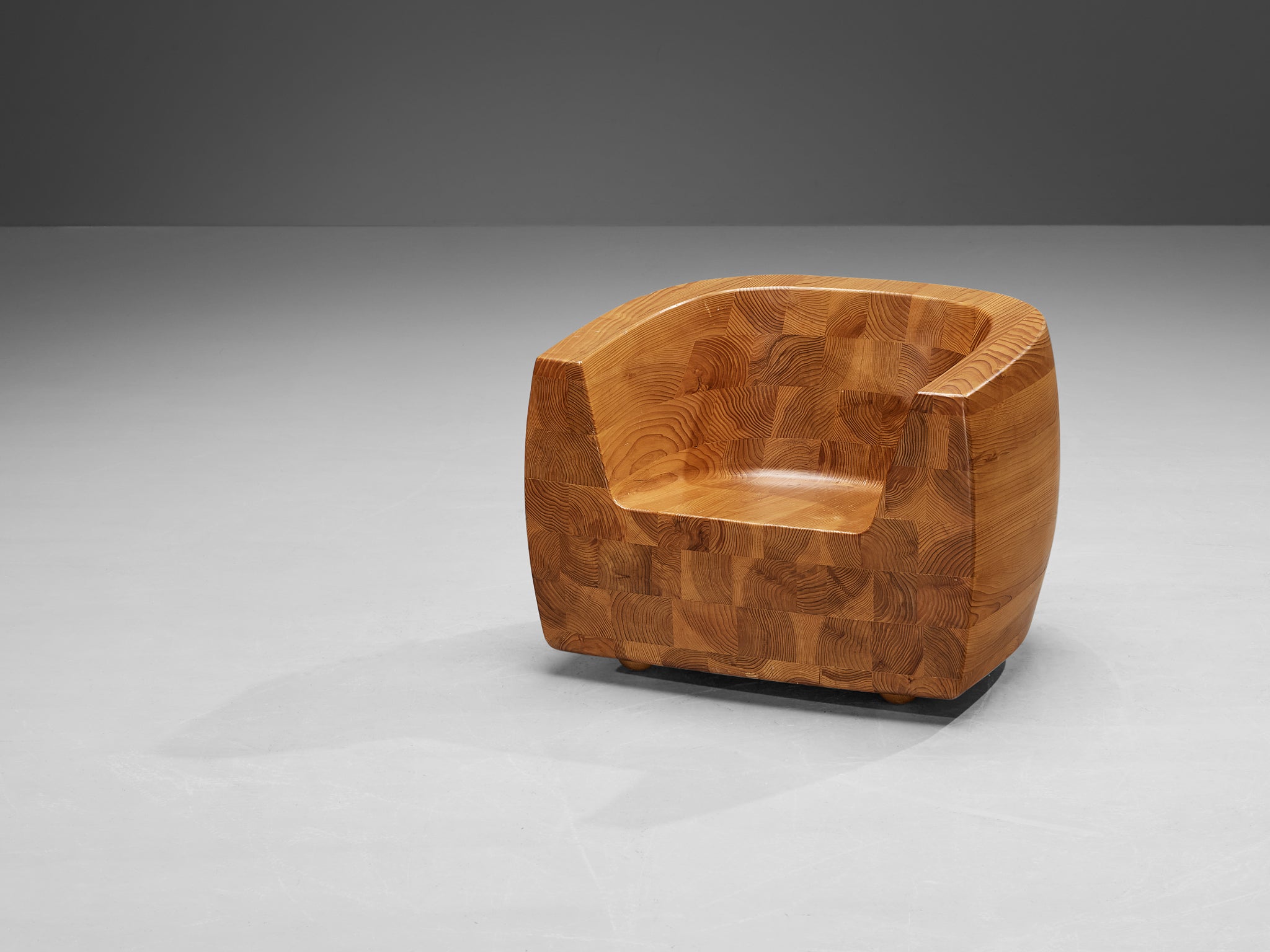 Isamu Kenmochi for Tendo Mokko ‘Kashiwado’ Chair in Japanese Cedar Seating Morentz