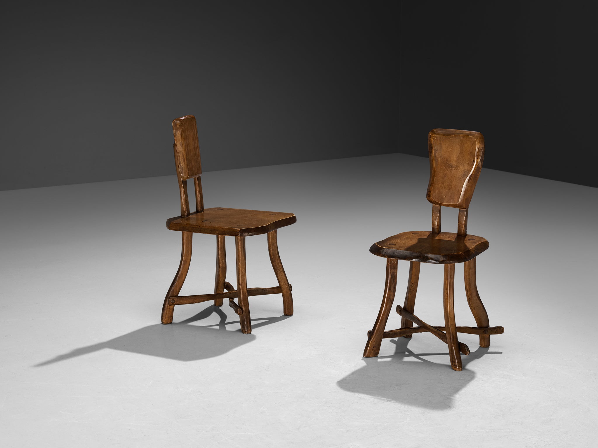 Organic Brutalist Chairs in Maple Seating Morentz