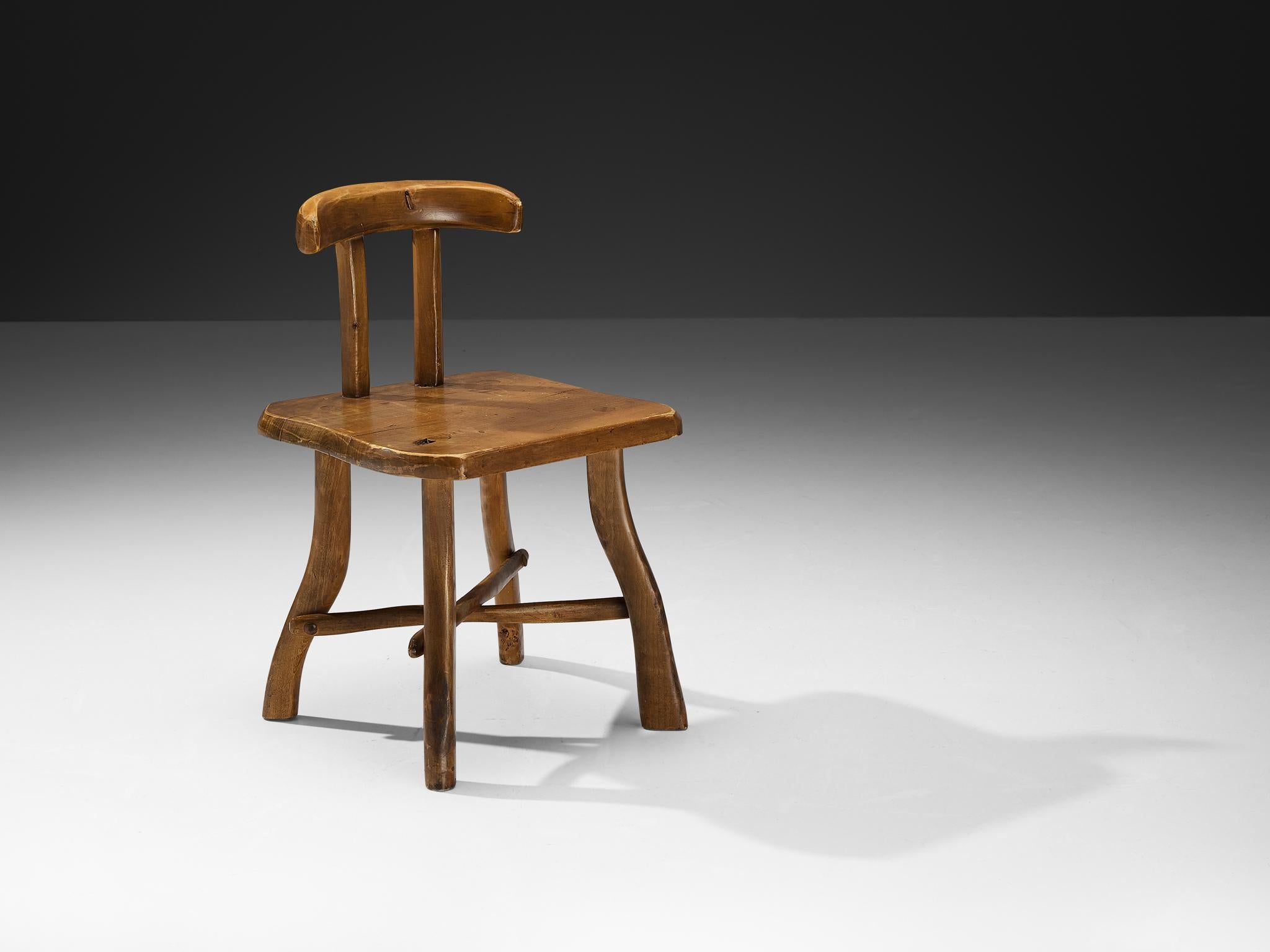 Organic Brutalist Chair in Maple seating Morentz
