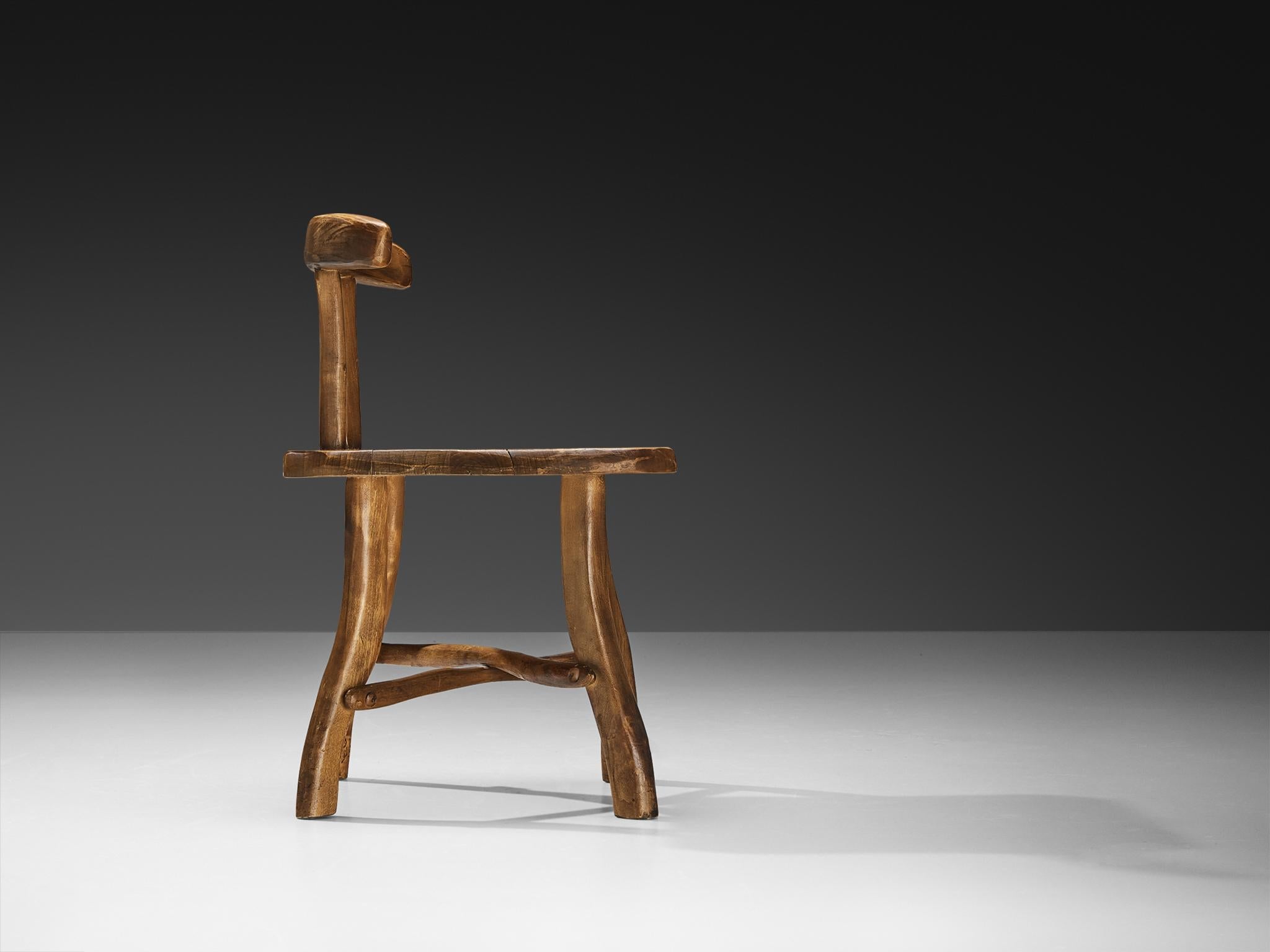 Organic Brutalist Chair in Maple seating Morentz