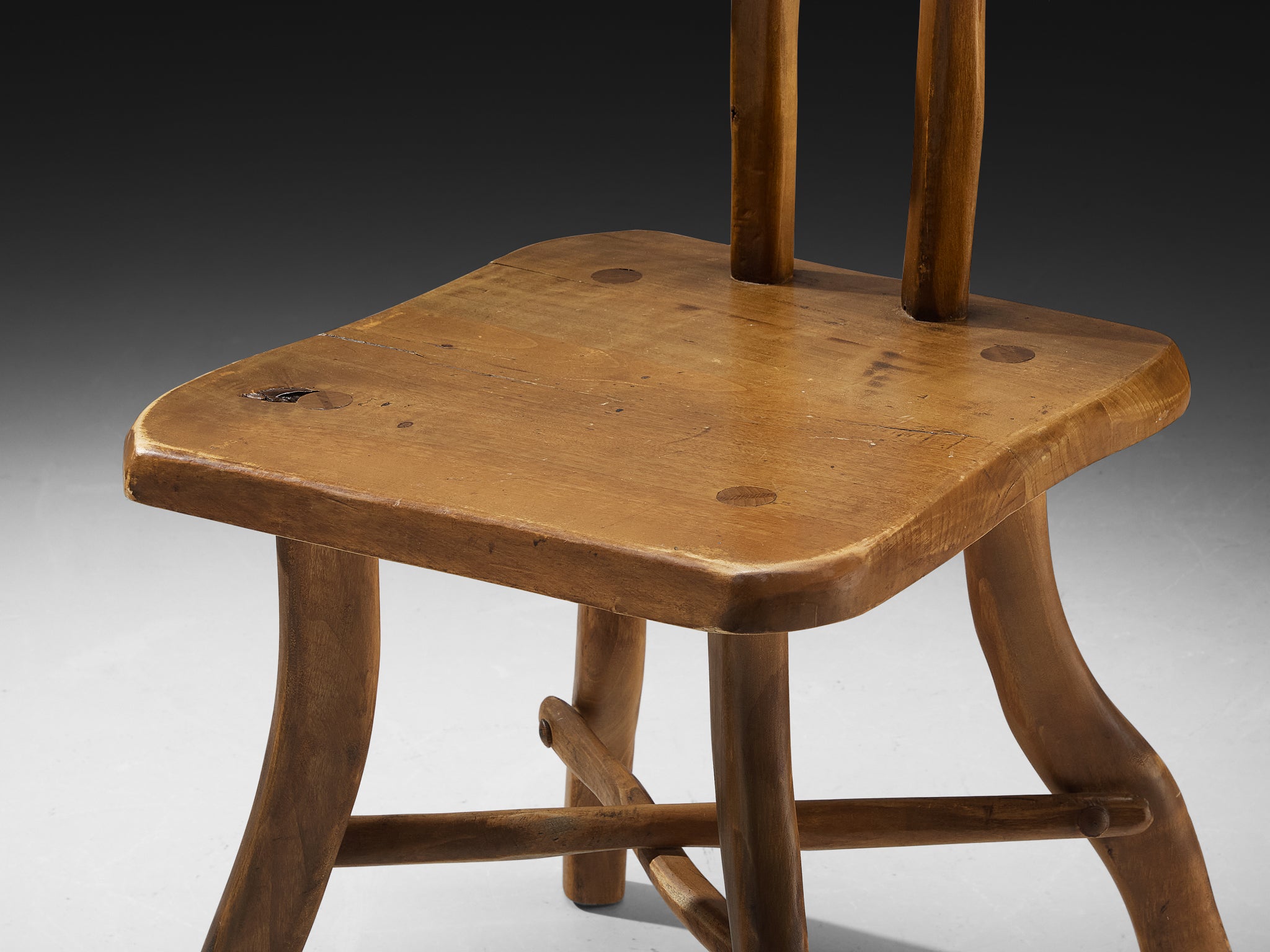 Organic Brutalist Chairs in Maple Seating Morentz