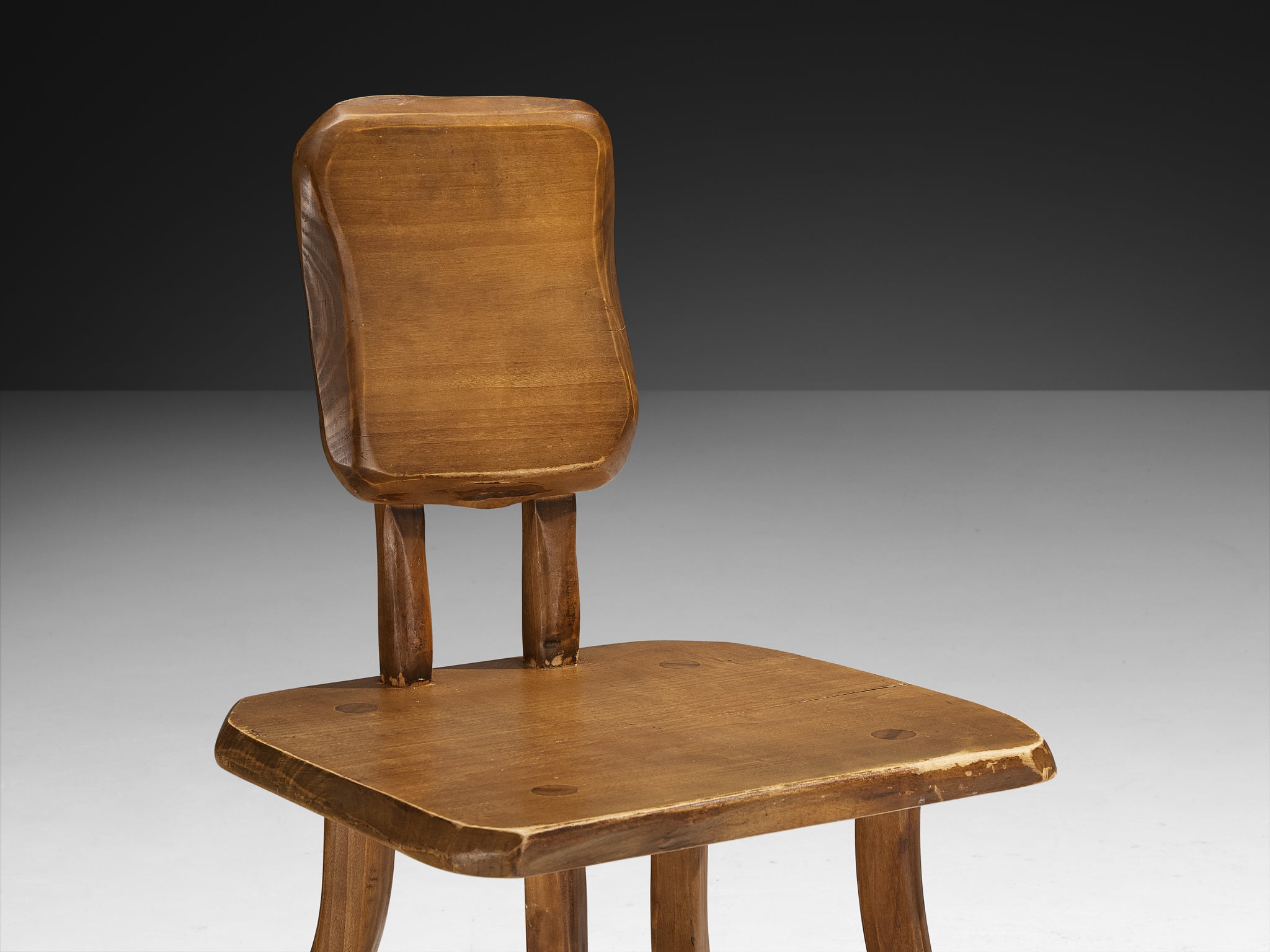 Organic Brutalist Chair in Maple Seating Morentz