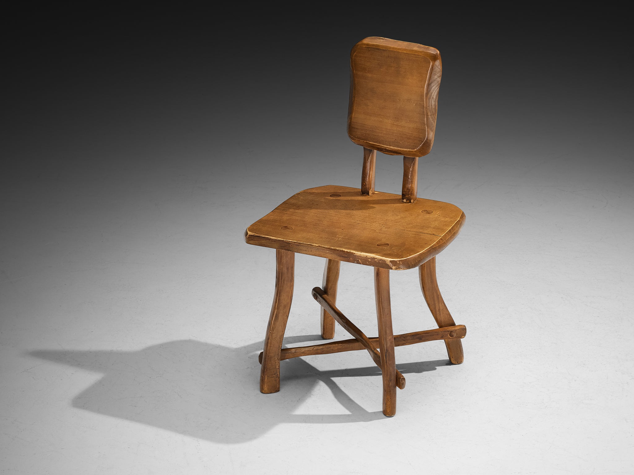 Organic Brutalist Chair in Maple Seating Morentz