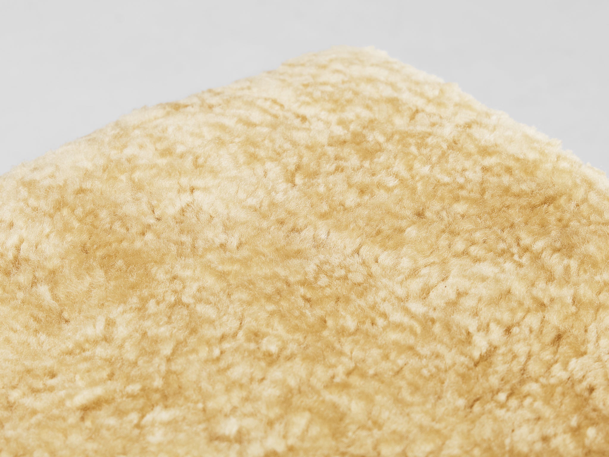 Scandinavian Stools in Teak and Shearling Upholstery seating Morentz