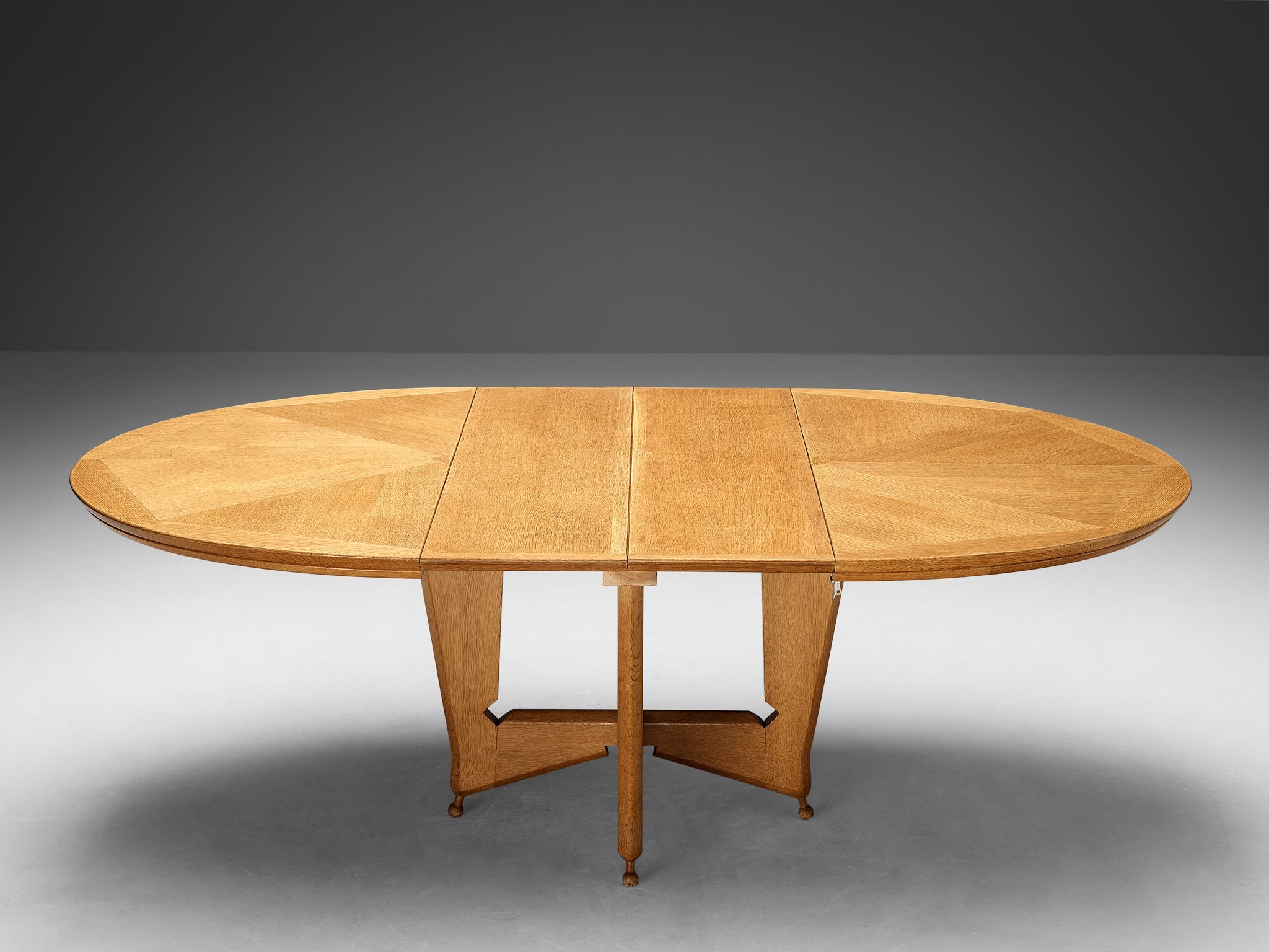 Guillerme & Chambron 'Victorine' Dining Table in Oak tables Morentz