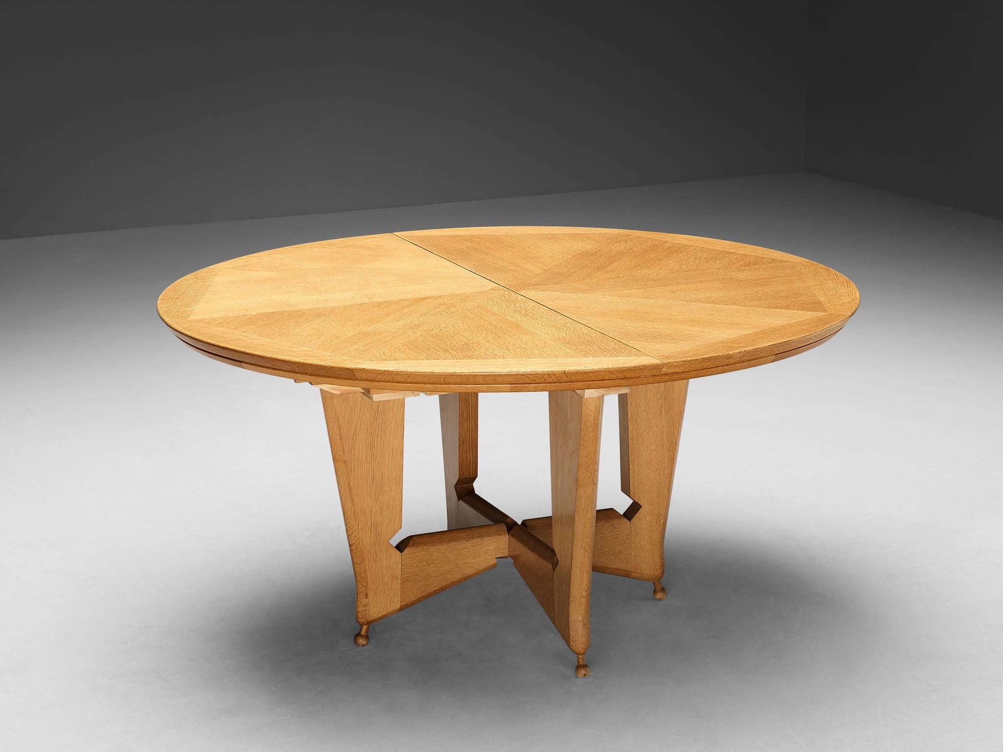 Guillerme & Chambron 'Victorine' Dining Table in Oak tables Morentz