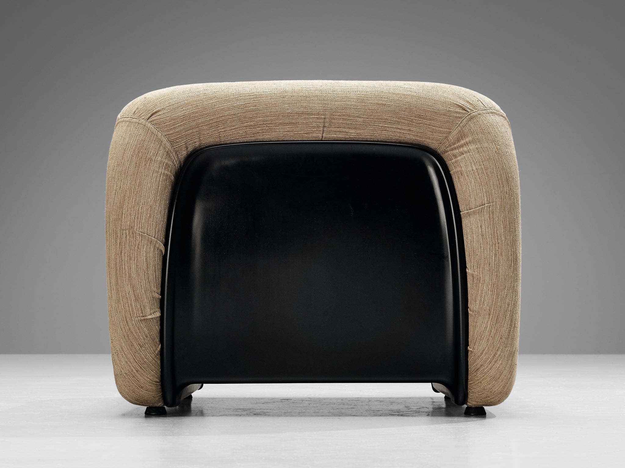 Diego Mattu for 1P Pair of 'Malù' Lounge Chairs in Beige Upholstery seating Morentz