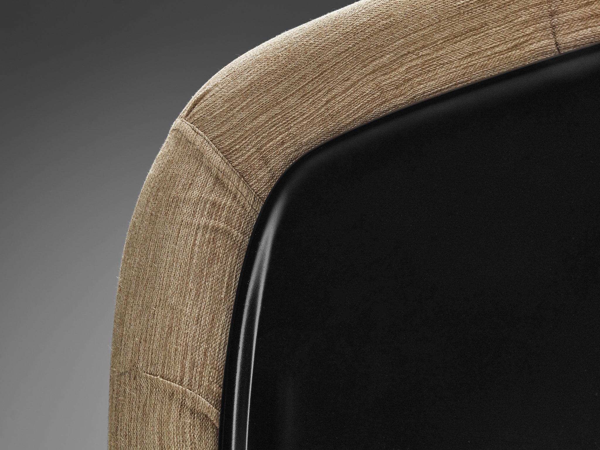 Diego Mattu for 1P Pair of 'Malù' Lounge Chairs in Beige Upholstery seating Morentz