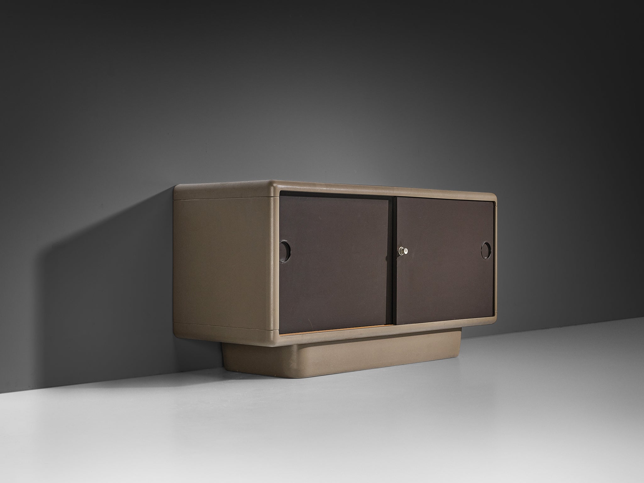 Ernest Igl for Wilhelm Werndl Rare Cabinet in Polyurethane Case pieces and storage cabinets Morentz