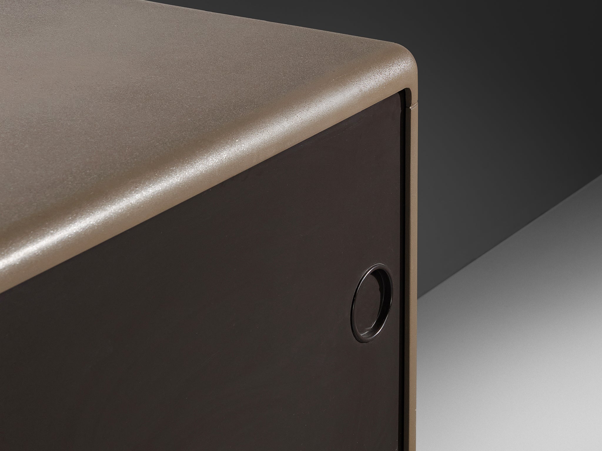 Ernest Igl for Wilhelm Werndl Rare Cabinet in Polyurethane Case pieces and storage cabinets Morentz