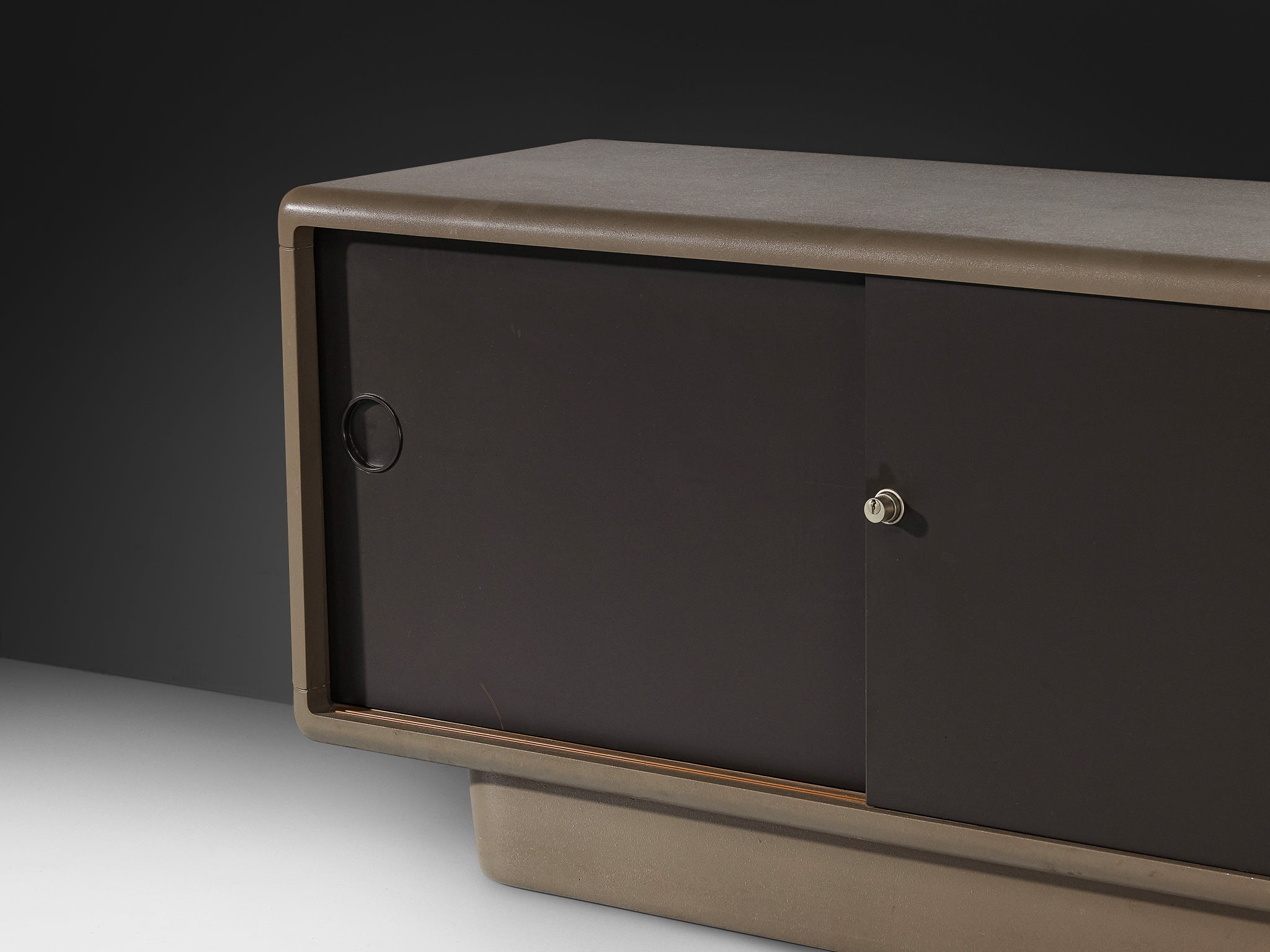 Ernest Igl for Wilhelm Werndl Rare Cabinet in Polyurethane Case pieces and storage cabinets Morentz