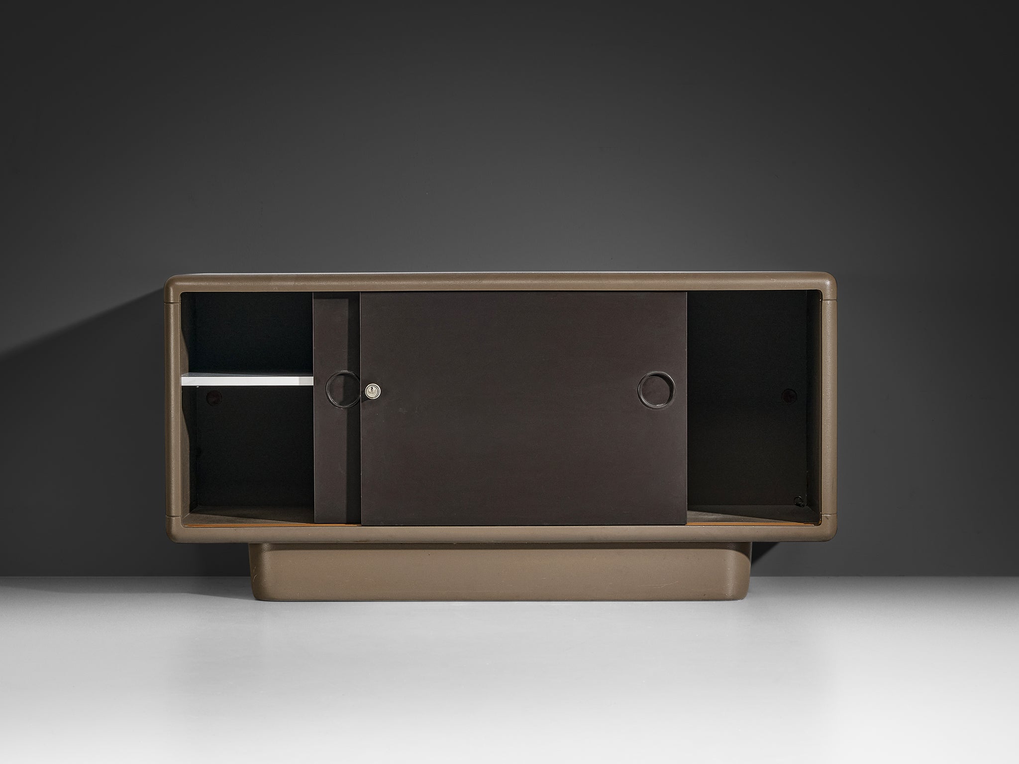 Ernest Igl for Wilhelm Werndl Rare Cabinet in Polyurethane Case pieces and storage cabinets Morentz