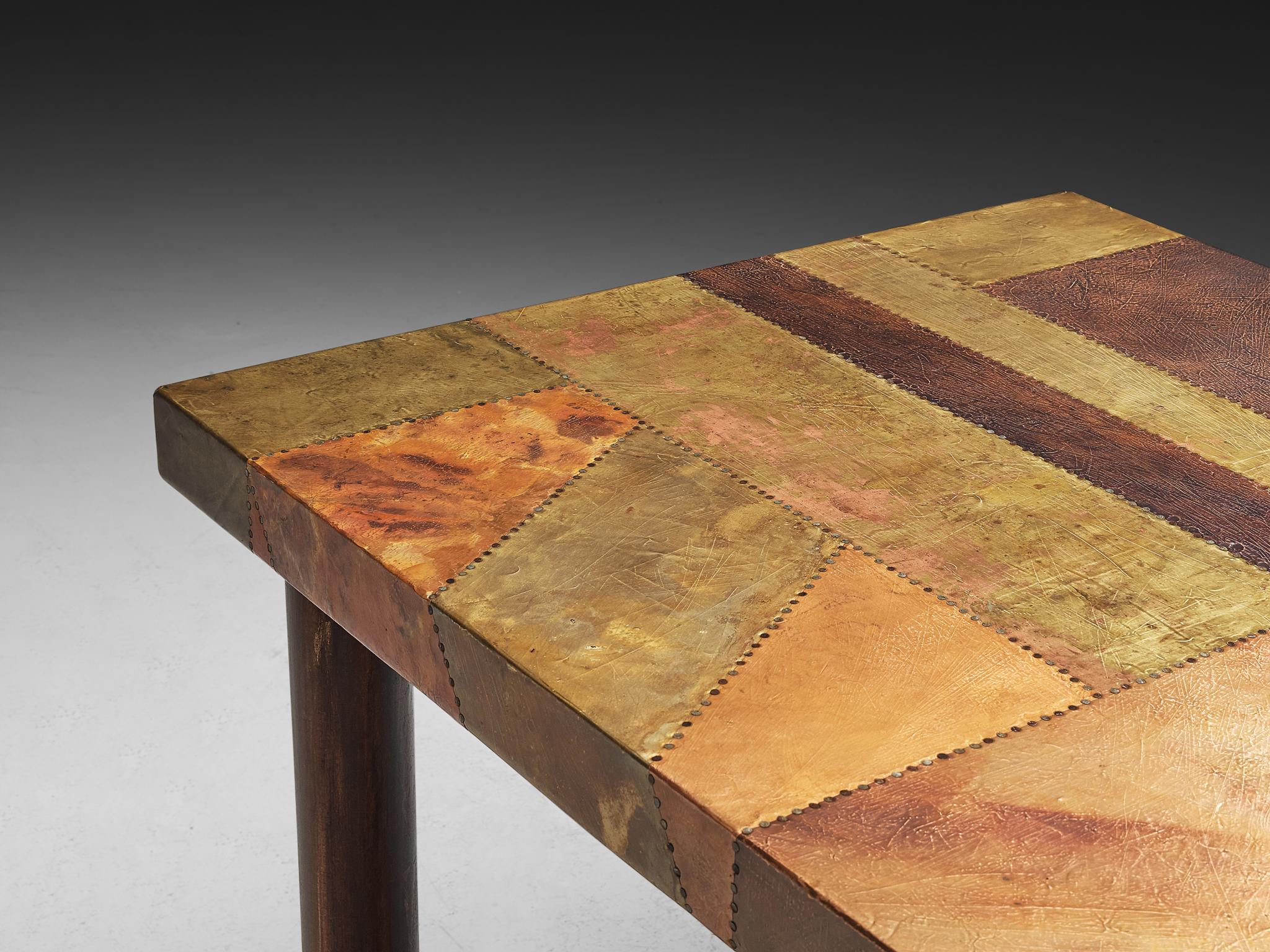 Lorenzo Burchiellaro Dining or Center Table in Copper tables Morentz