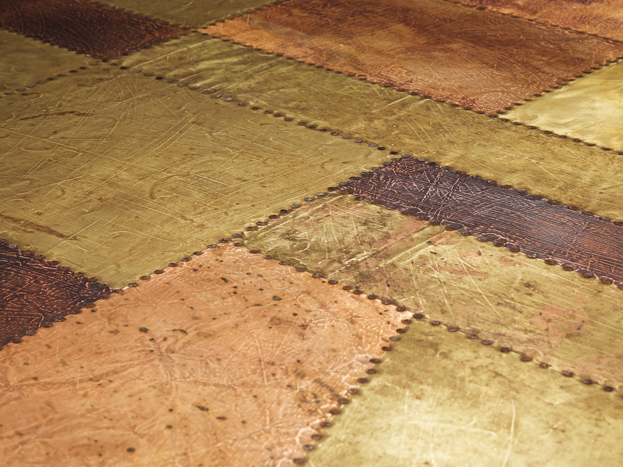 Lorenzo Burchiellaro Dining or Center Table in Copper tables Morentz