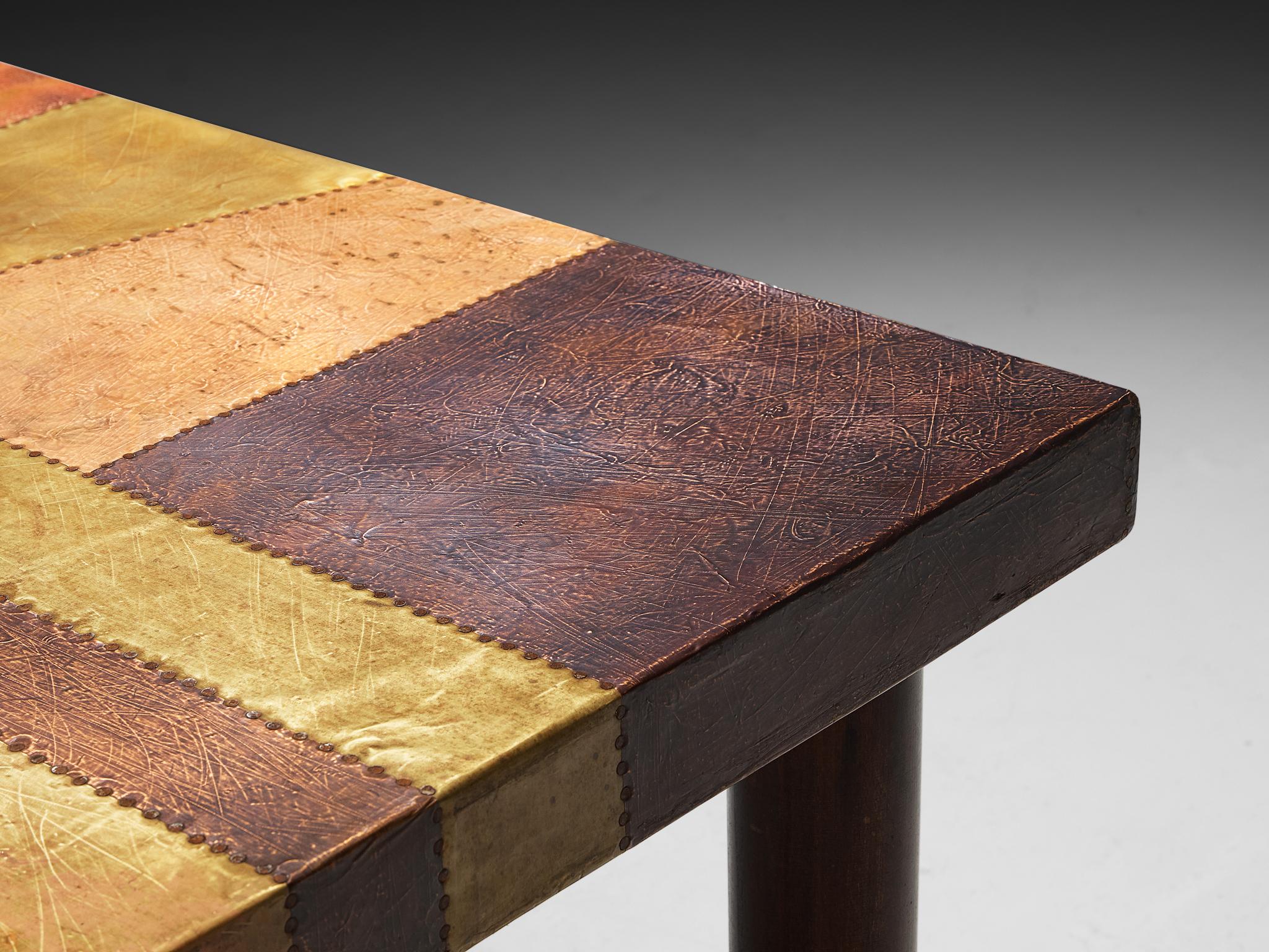 Lorenzo Burchiellaro Dining or Center Table in Copper tables Morentz