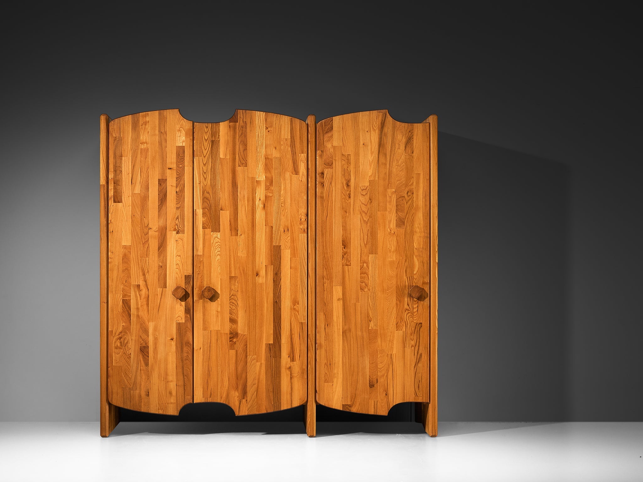 Pierre Chapo Custom Made 'Chlacc' Highboard in Elm case pieces and storage cabinets Morentz