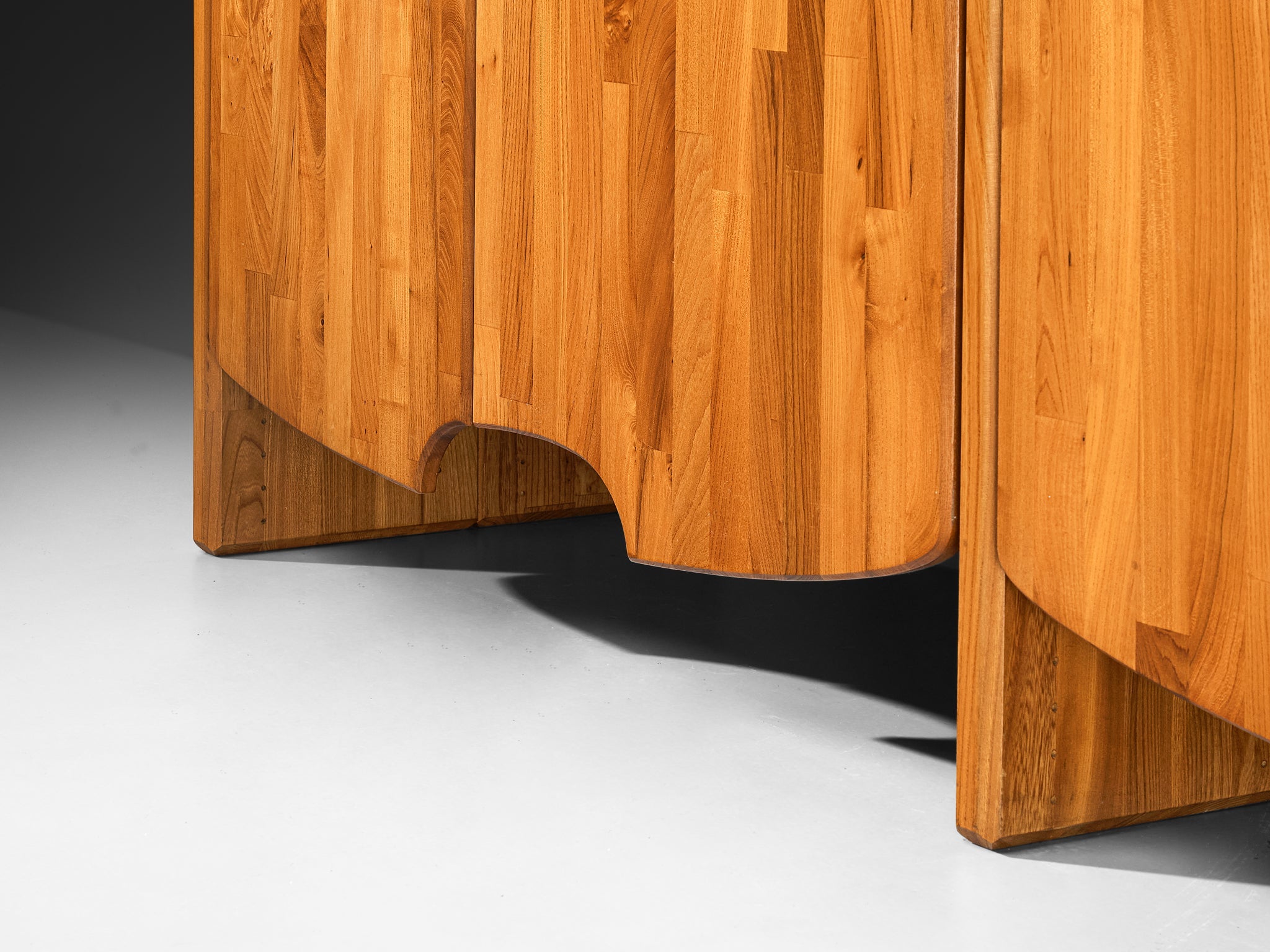 Pierre Chapo Custom Made 'Chlacc' Highboard in Elm case pieces and storage cabinets Morentz