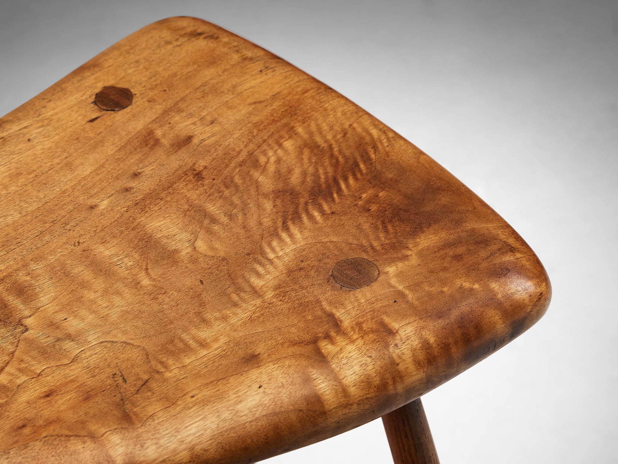 Wharton Esherick Three-Legged Stools in Cottonwood Seating Morentz