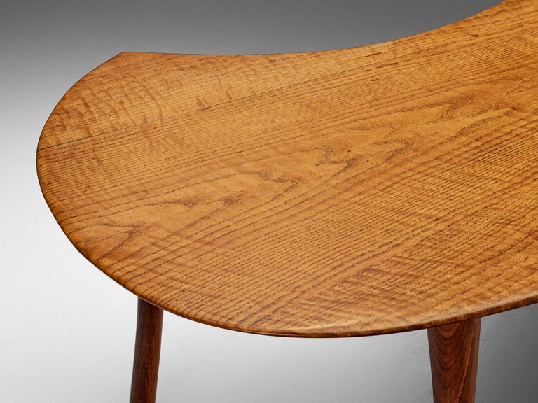 Wharton Esherick Coffee Table and Stools in Cottonwood and Ash