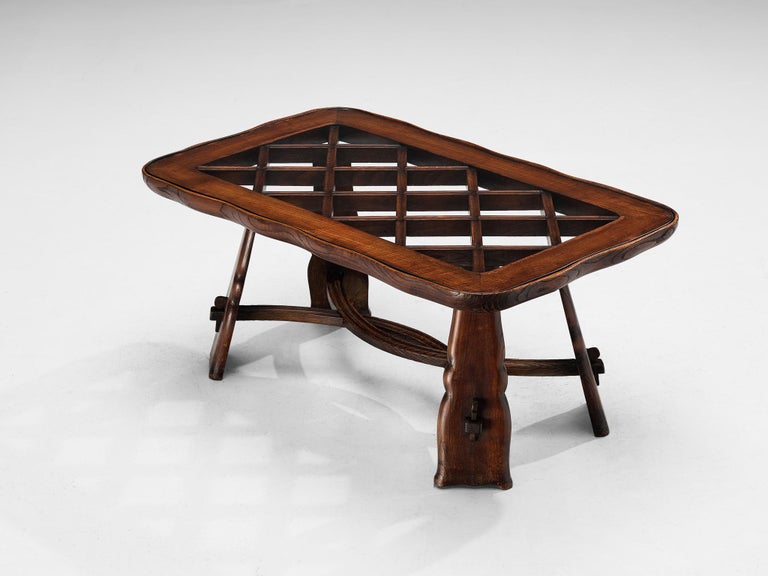 Coffee Table in Chestnut by Valabrega