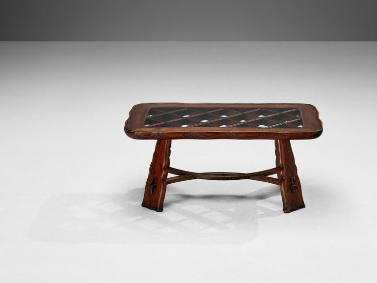 Coffee Table in Chestnut by Valabrega