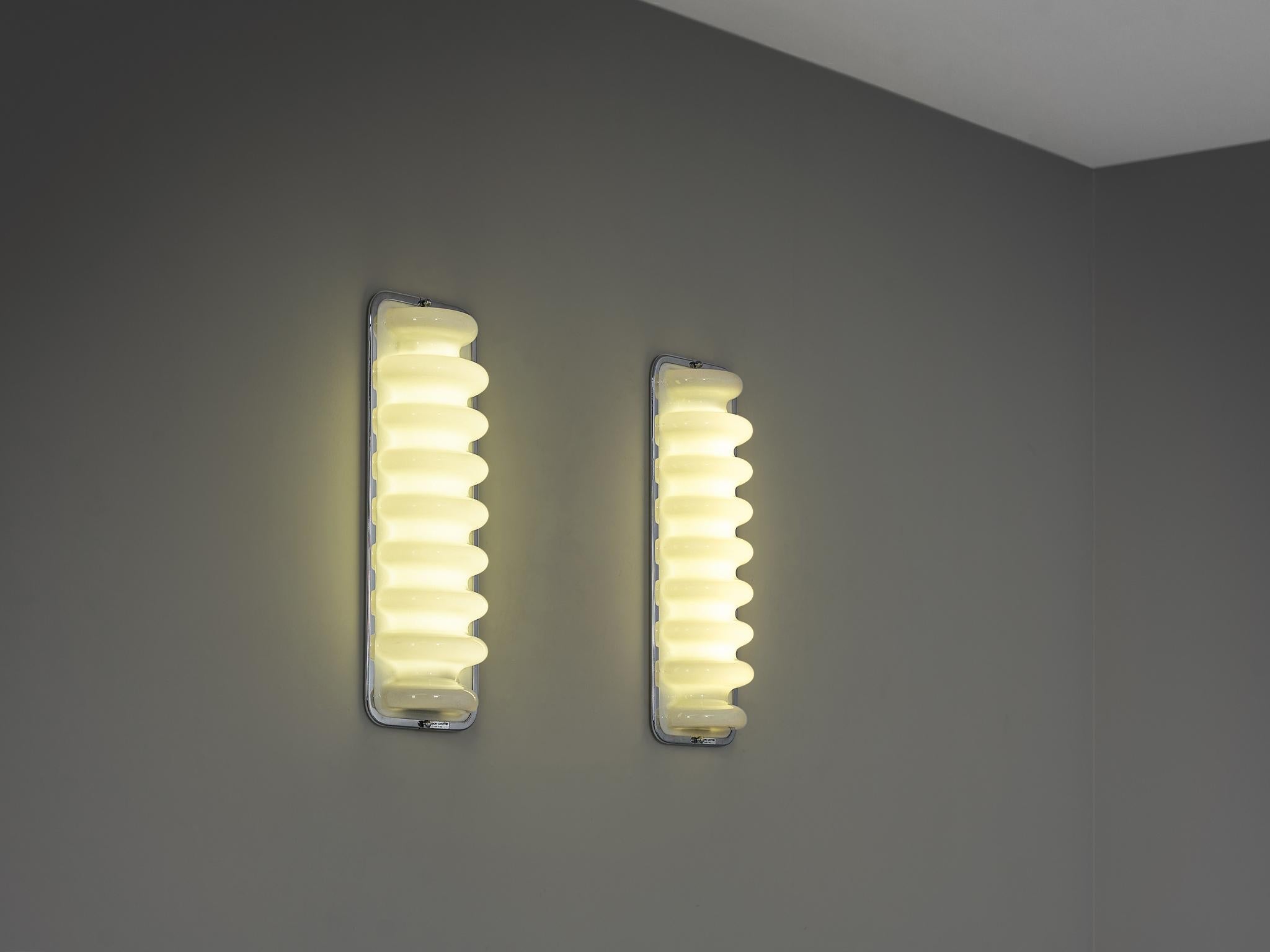 Ettore Sottsass for Design Centre/Poltronova ‘Bruco’ Wall Lights lighting Morentz