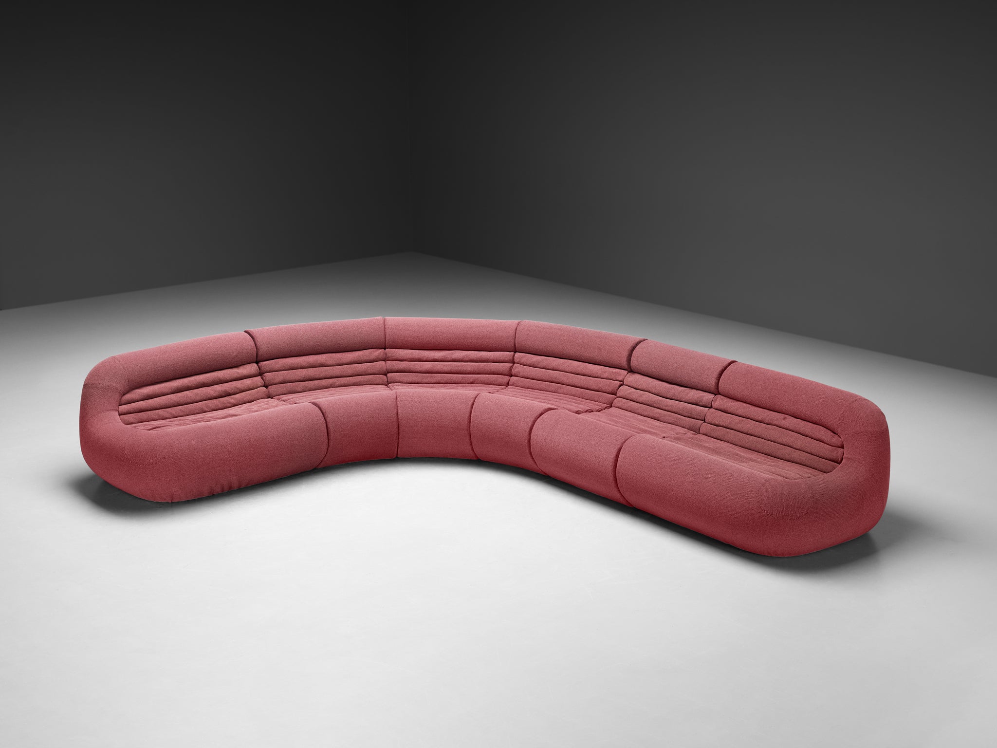 De Pas, D'Urbino & Lomazzi for BBB Italia Large 'Carrera' Modular Sofa Seating Morentz