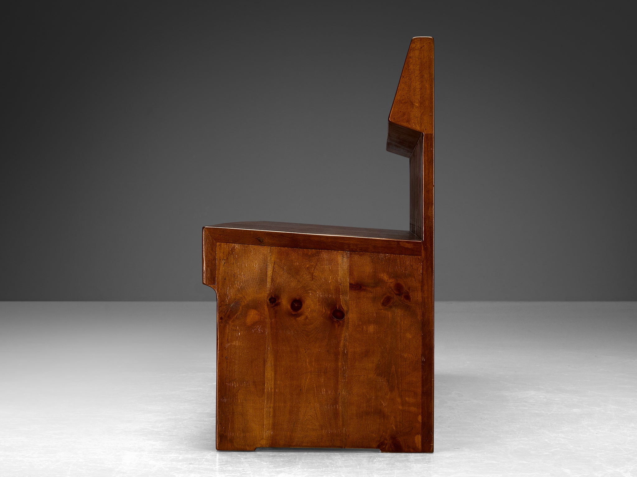 Giuseppe Rivadossi Monumental Bench in Pine Seating Morentz