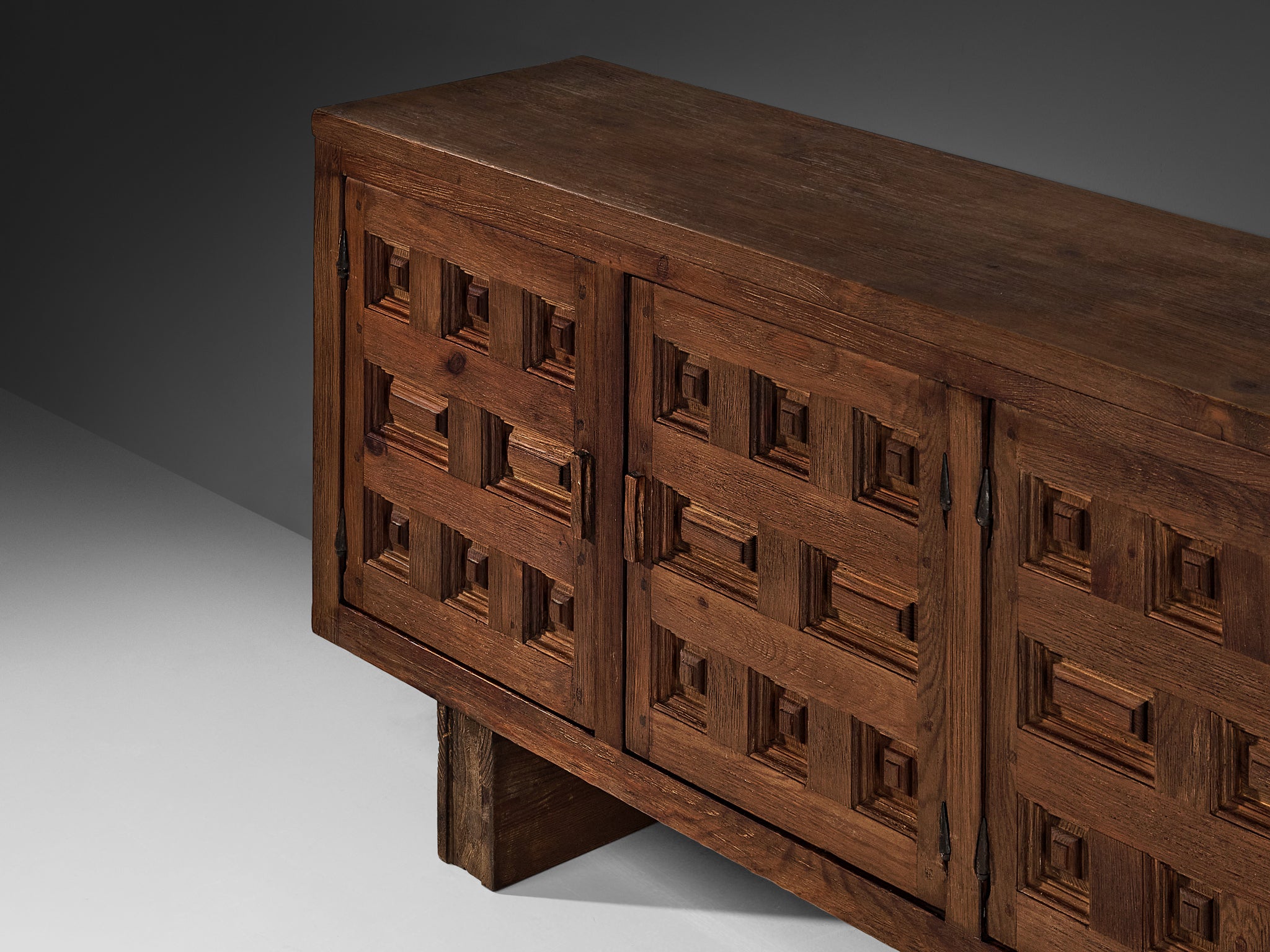 Biosca Spanish Sideboard in Stained Pine Case pieces and storage cabinets Morentz