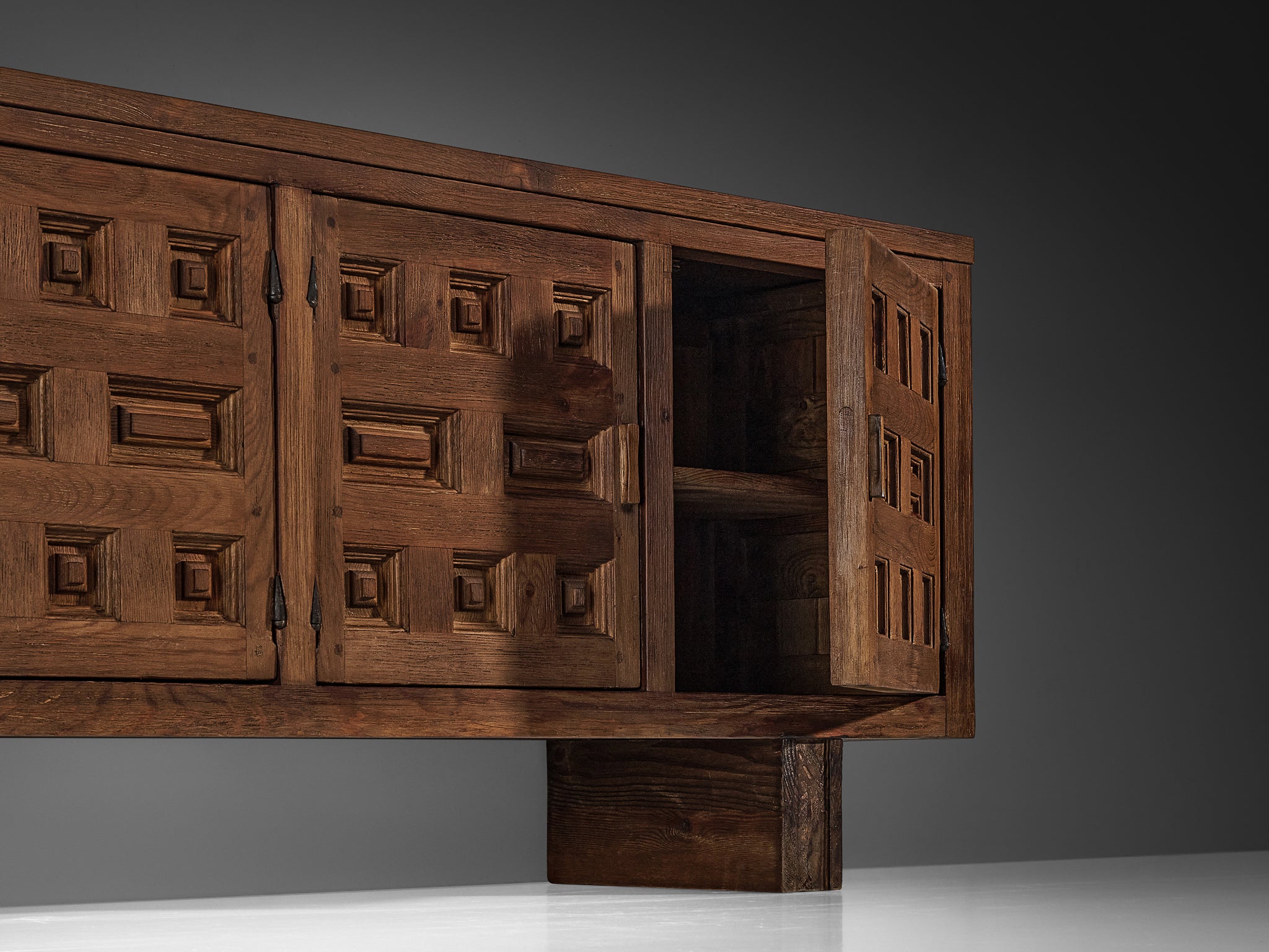 Biosca Spanish Sideboard in Stained Pine Case pieces and storage cabinets Morentz