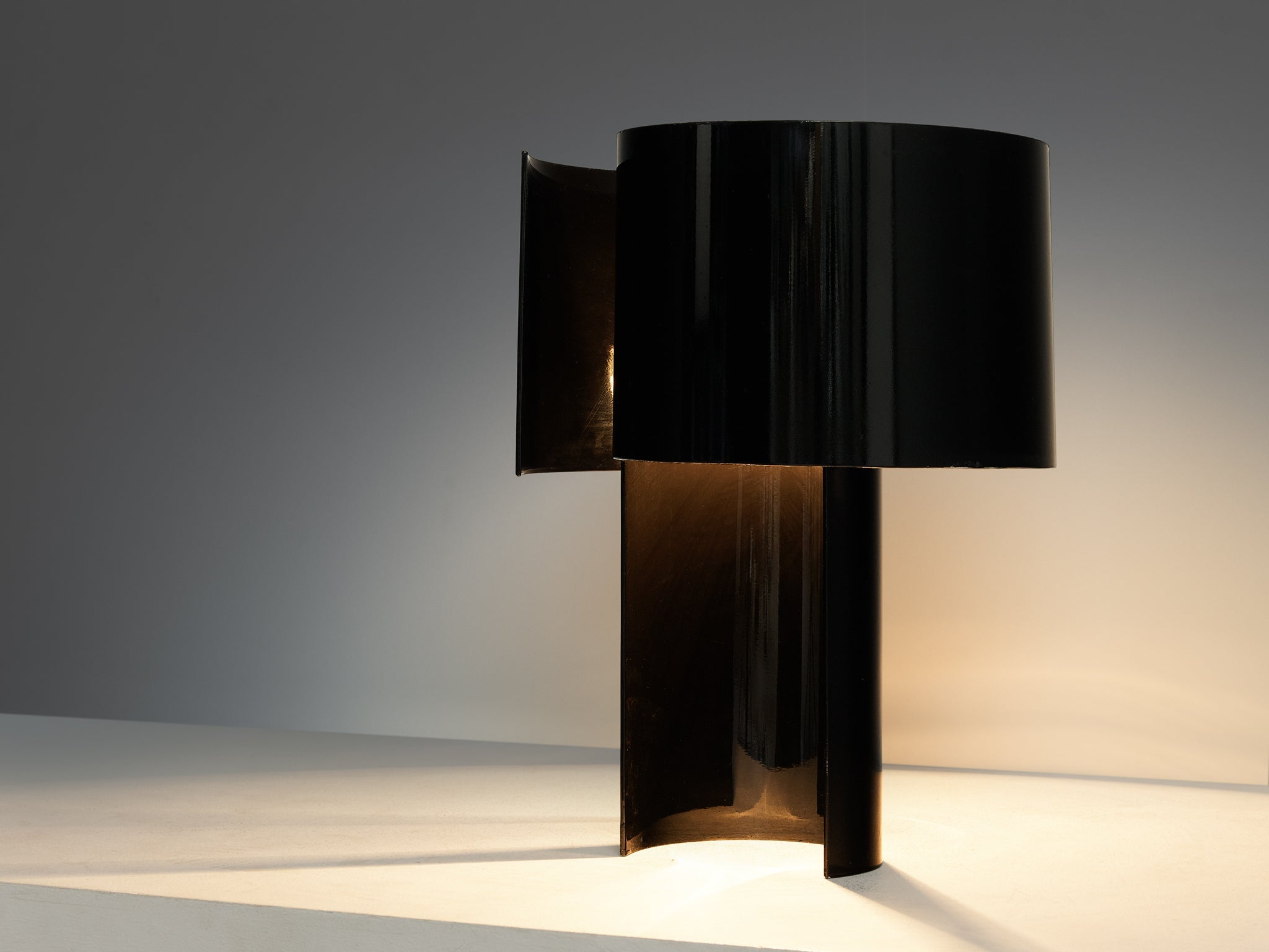 Ingrid Hsalmarson for New Lamp 'Spiral' Table Lamp in Aluminum lighting Morentz
