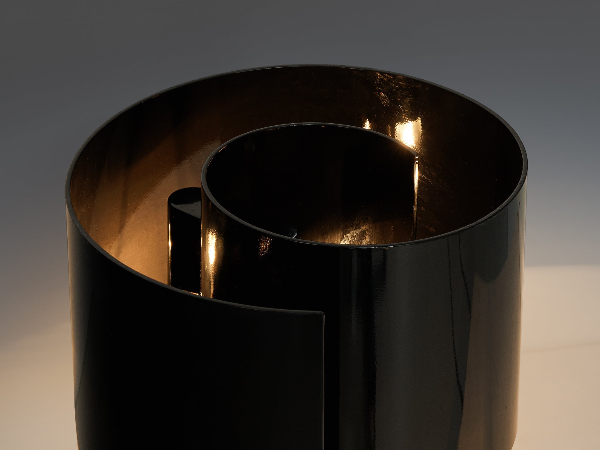 Ingrid Hsalmarson for New Lamp 'Spiral' Table Lamp in Aluminum lighting Morentz