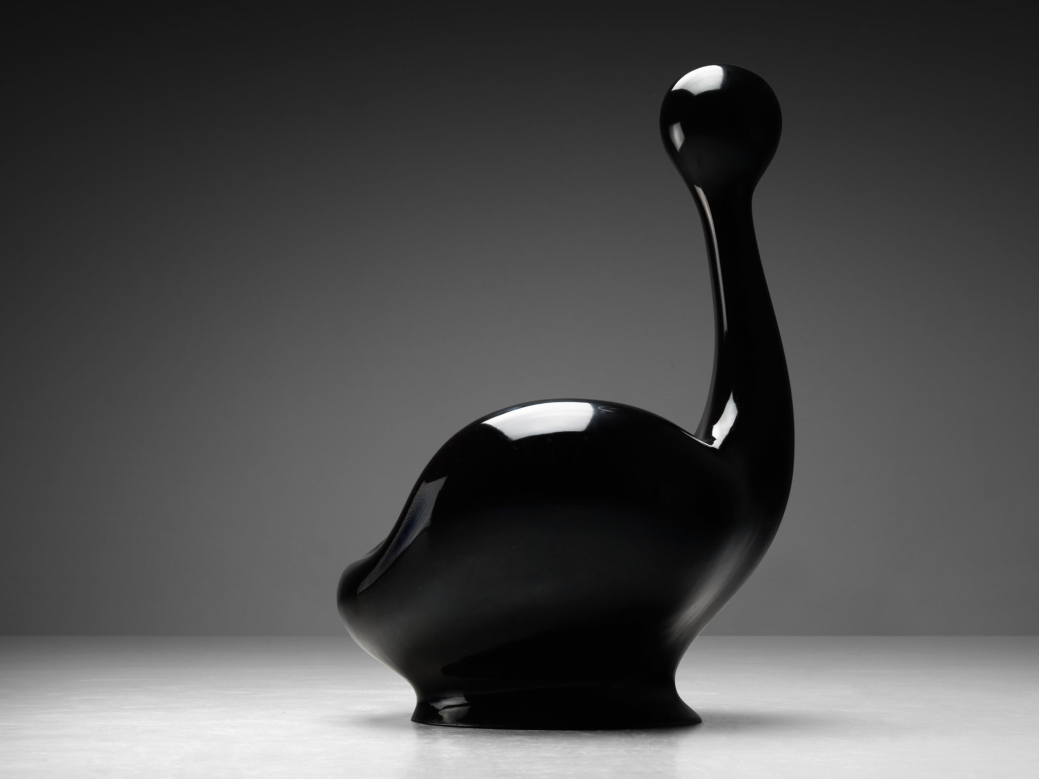 Huub & Adelheid Kortekaas 'Engelhart' Chair in Black Polyester Seating Morentz