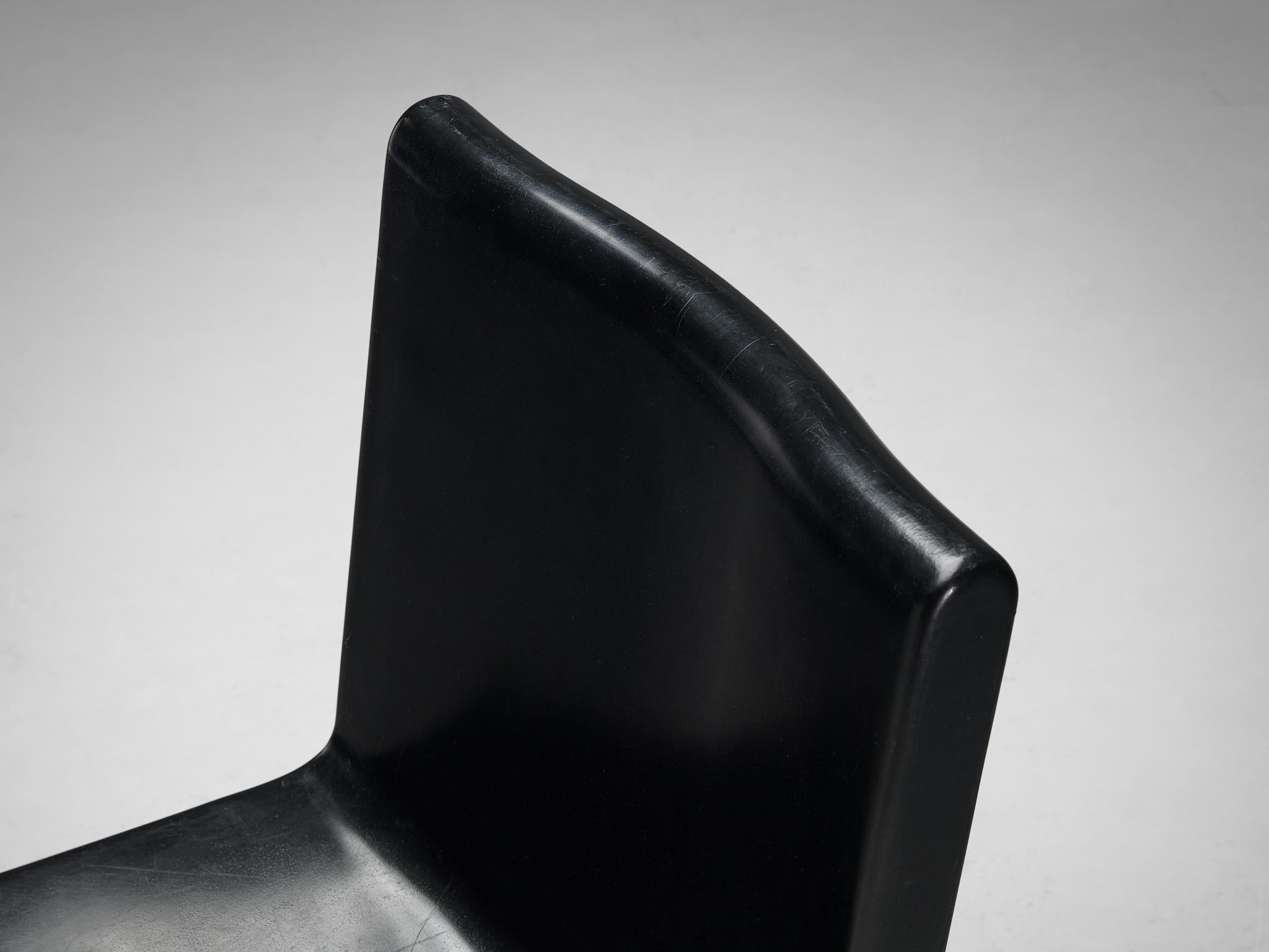 Marc Newson 'Kiss the Future' Chair in Black Molded Polypropylene seating Morentz