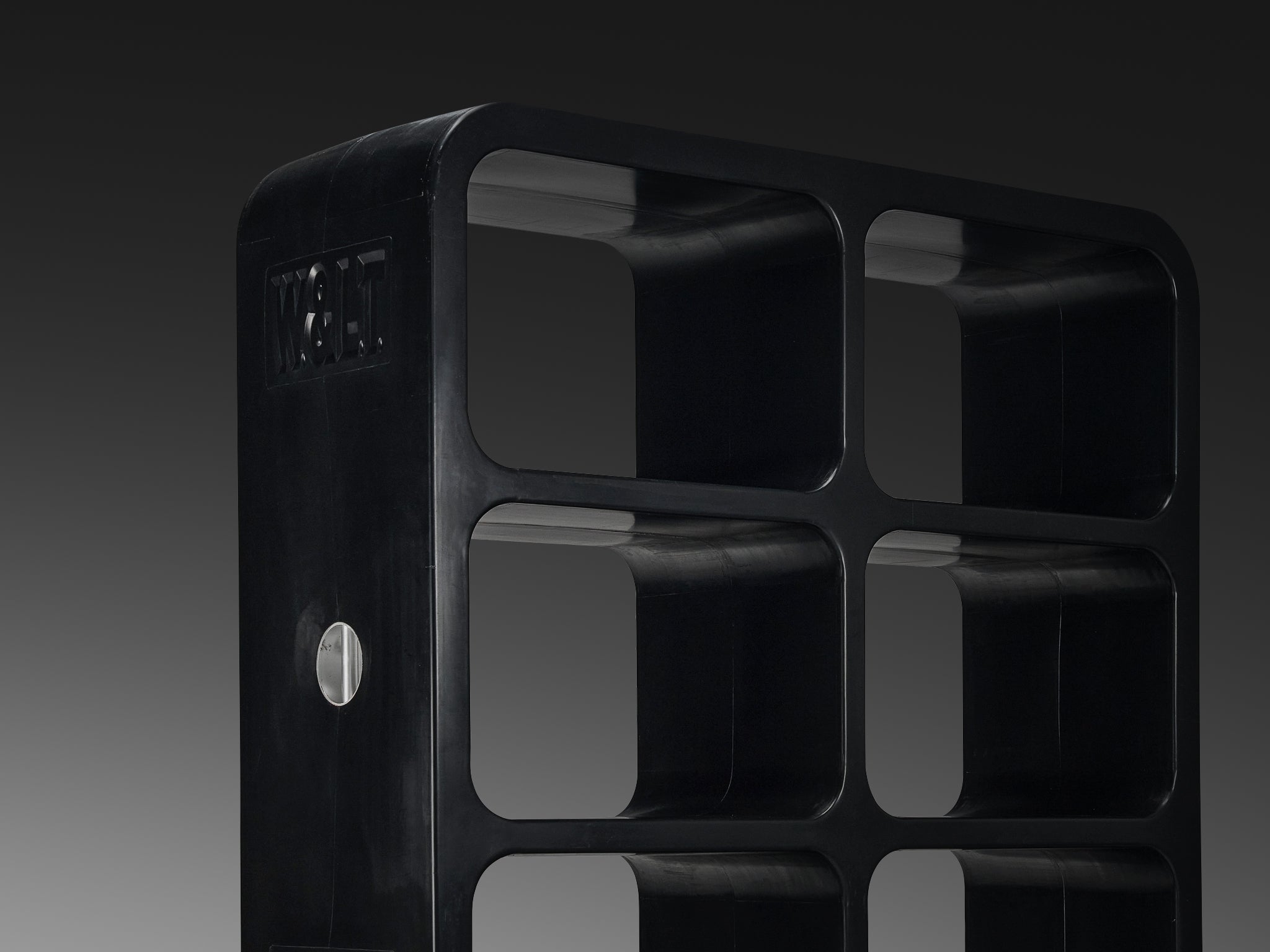 Marc Newson 'Kiss the Future' Storage Unit in Black Molded Polypropylene Case pieces and storage cabinets Morentz