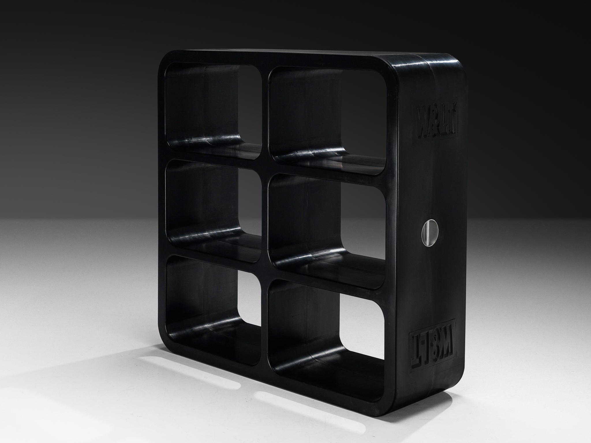 Marc Newson 'Kiss the Future' Storage Unit in Black Molded Polypropylene Case pieces and storage cabinets Morentz