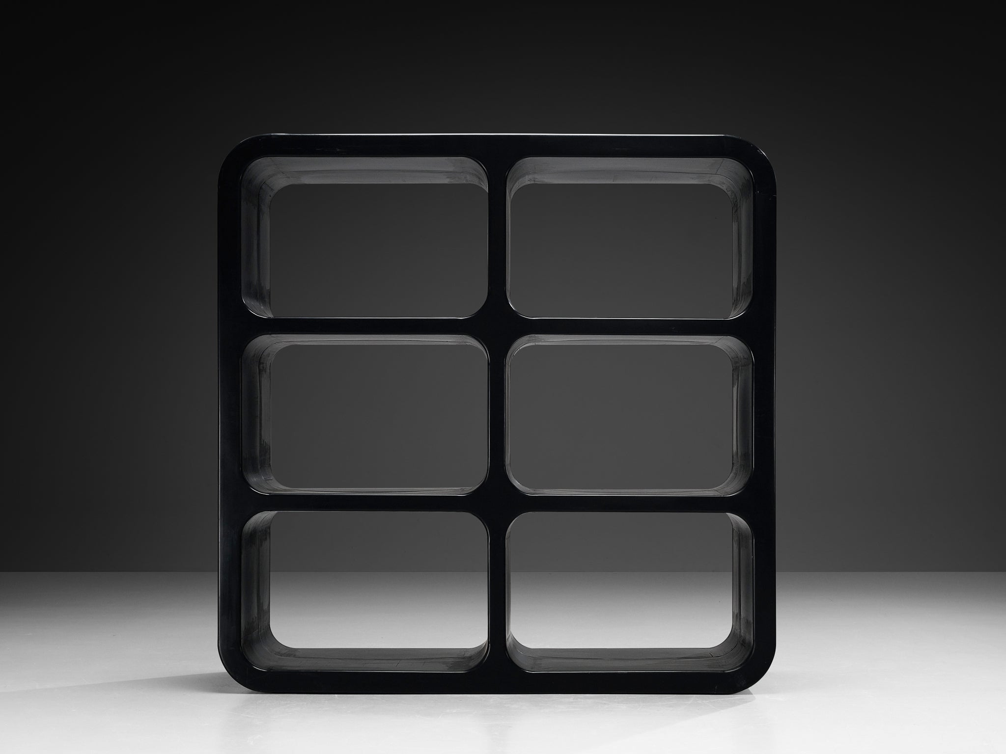 Marc Newson 'Kiss the Future' Storage Unit in Black Molded Polypropylene Case pieces and storage cabinets Morentz