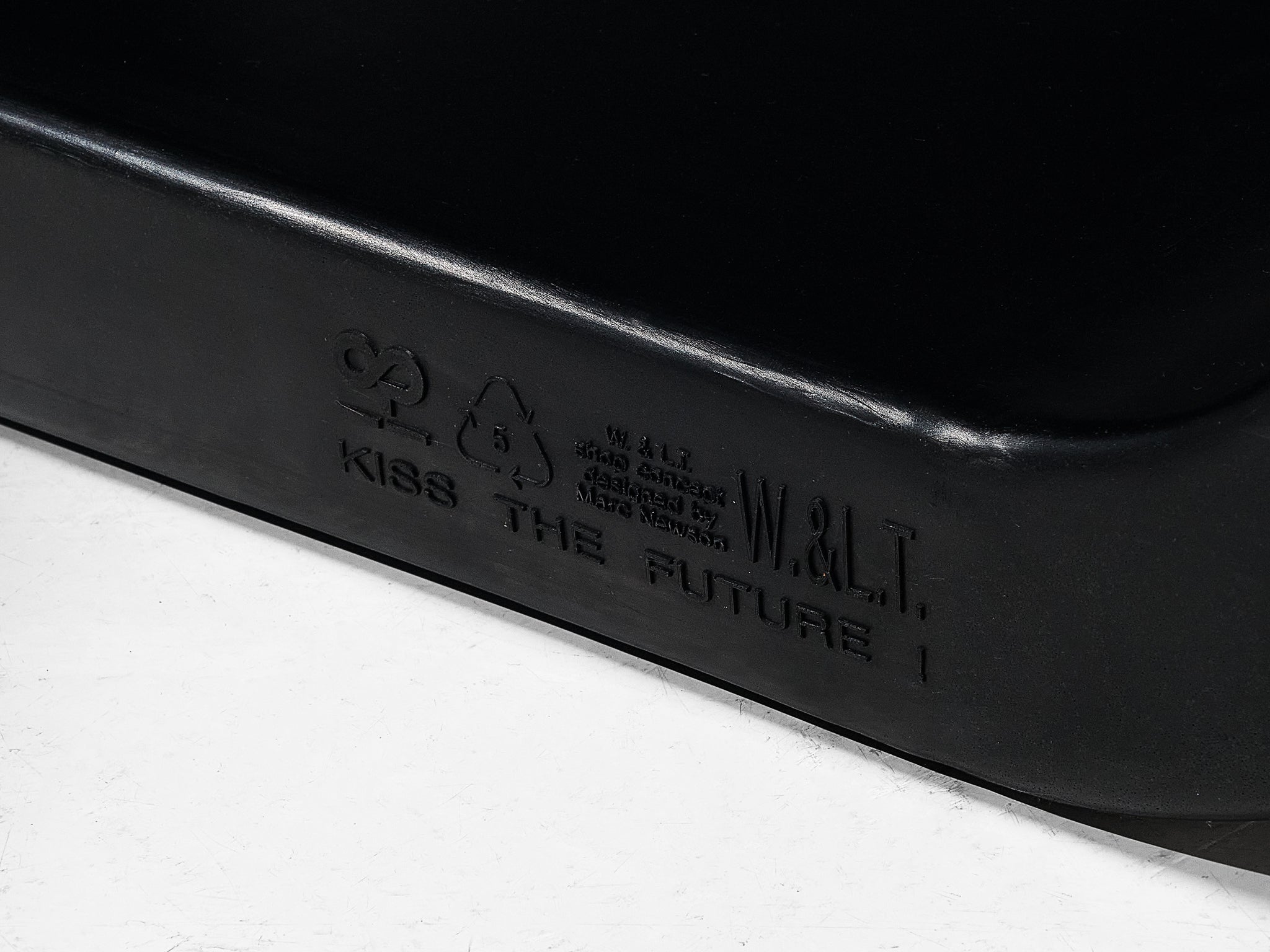 Marc Newson 'Kiss the Future' Storage Unit in Black Molded Polypropylene Case pieces and storage cabinets Morentz