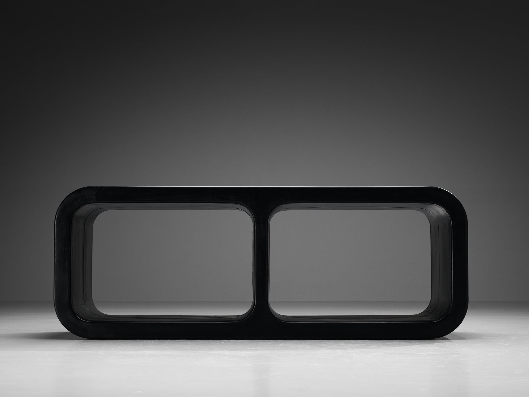 Marc Newson 'Kiss the Future' Sideboard in Black Molded Polypropylene case pieces and storage cabinets Morentz